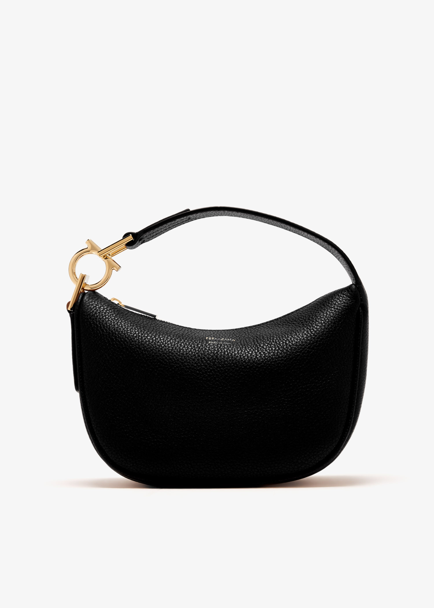 

Mini North-South hobo bag, Black