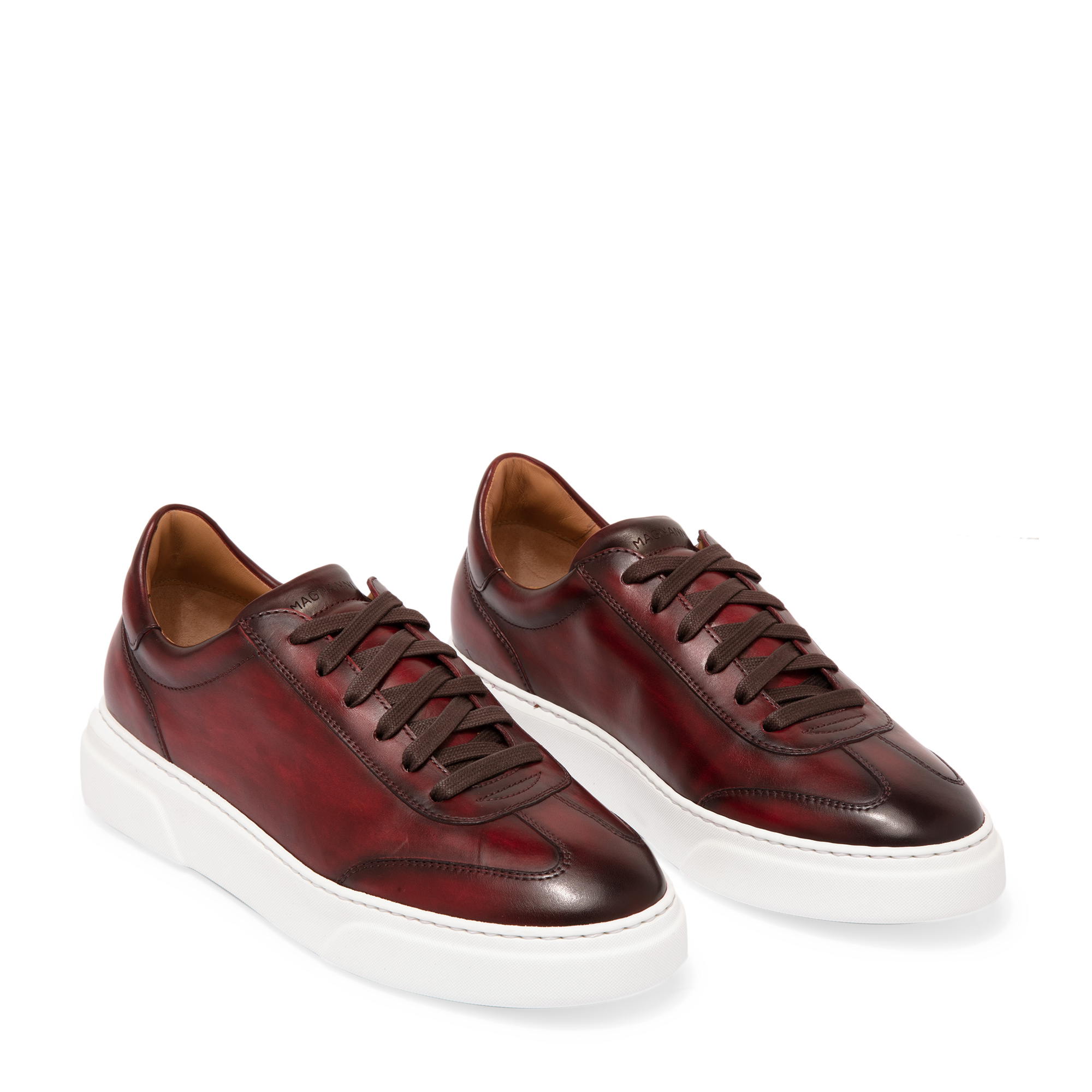 

Leather sneakers, Red