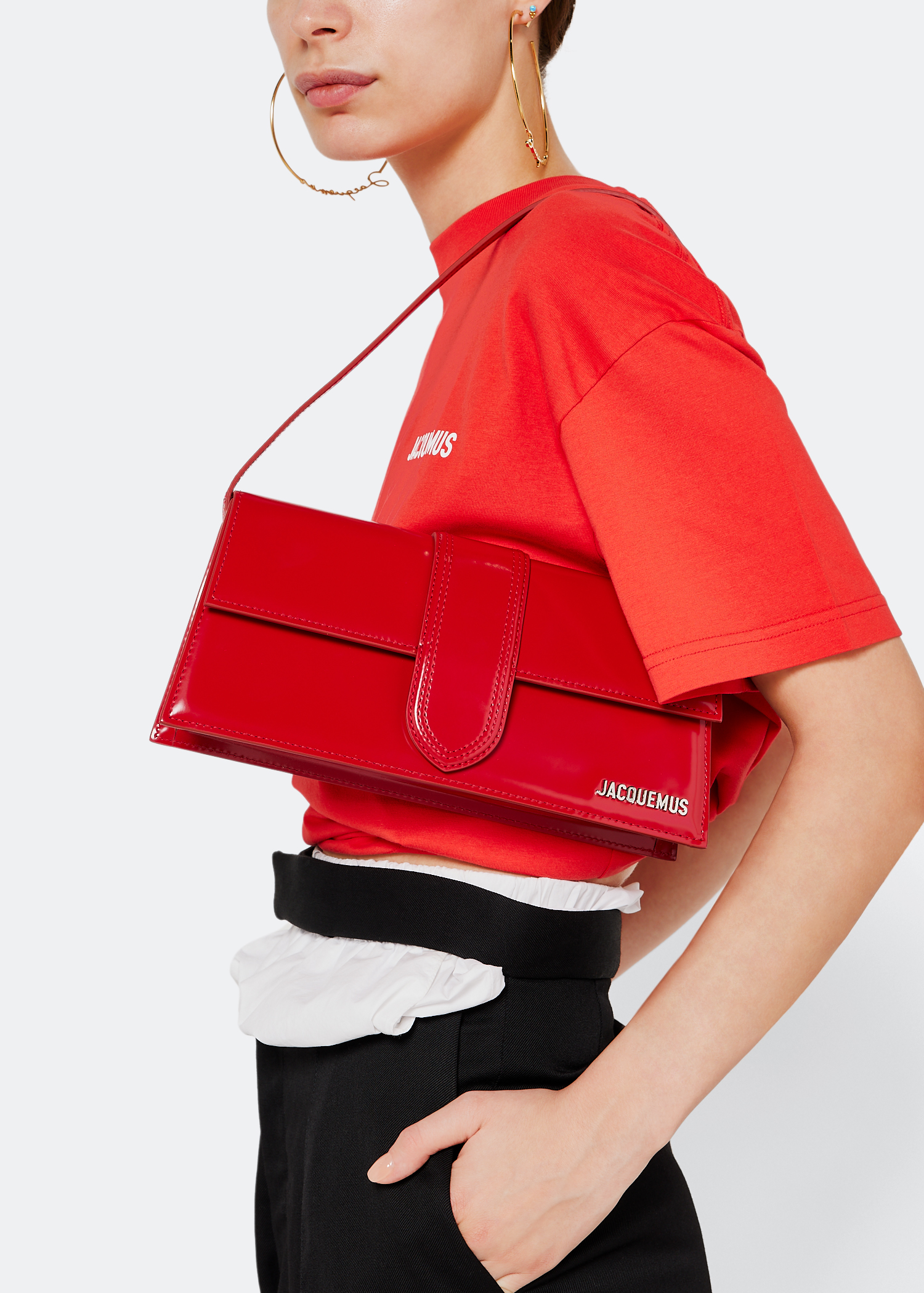 

Le Bambino long bag, Red