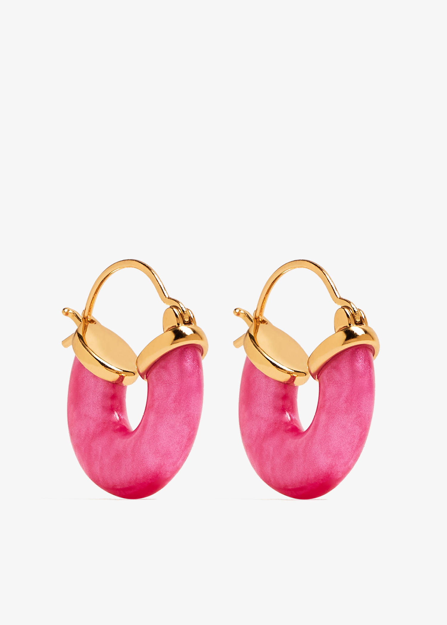

Petit Swell hoops, Pink