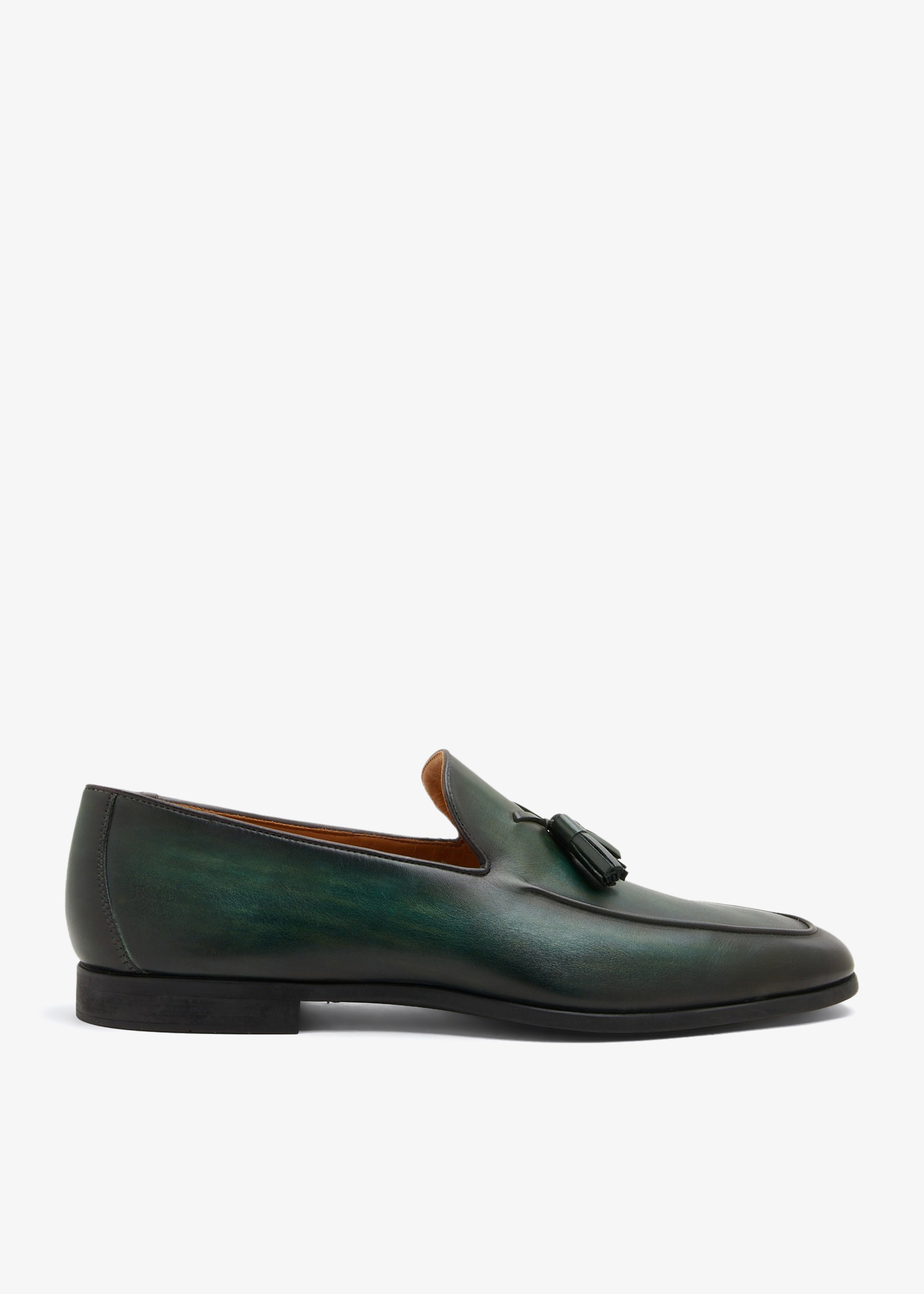 

Leather loafers, Green