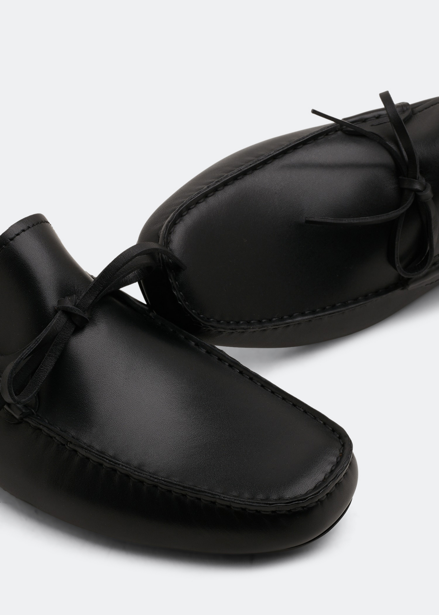 

Leather loafers, Black