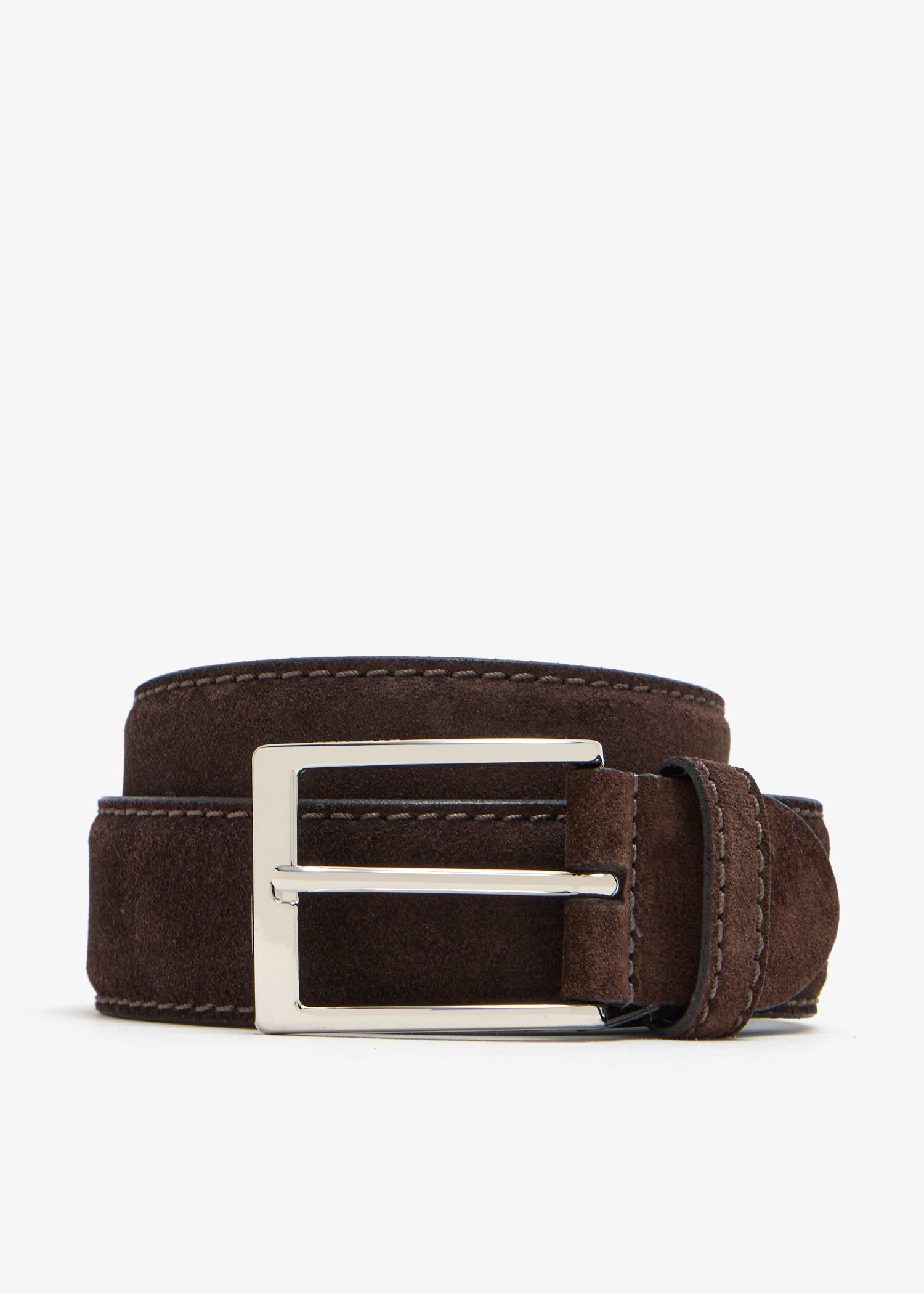 

Suede belt, Brown