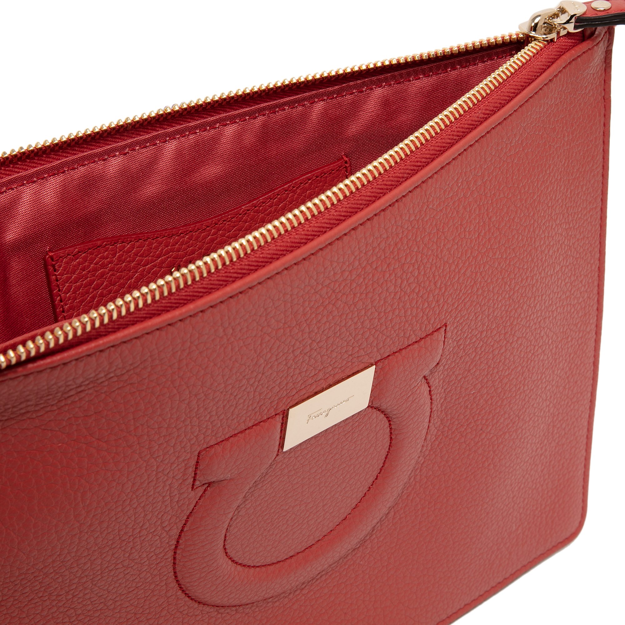 

Gancini pouch, Red