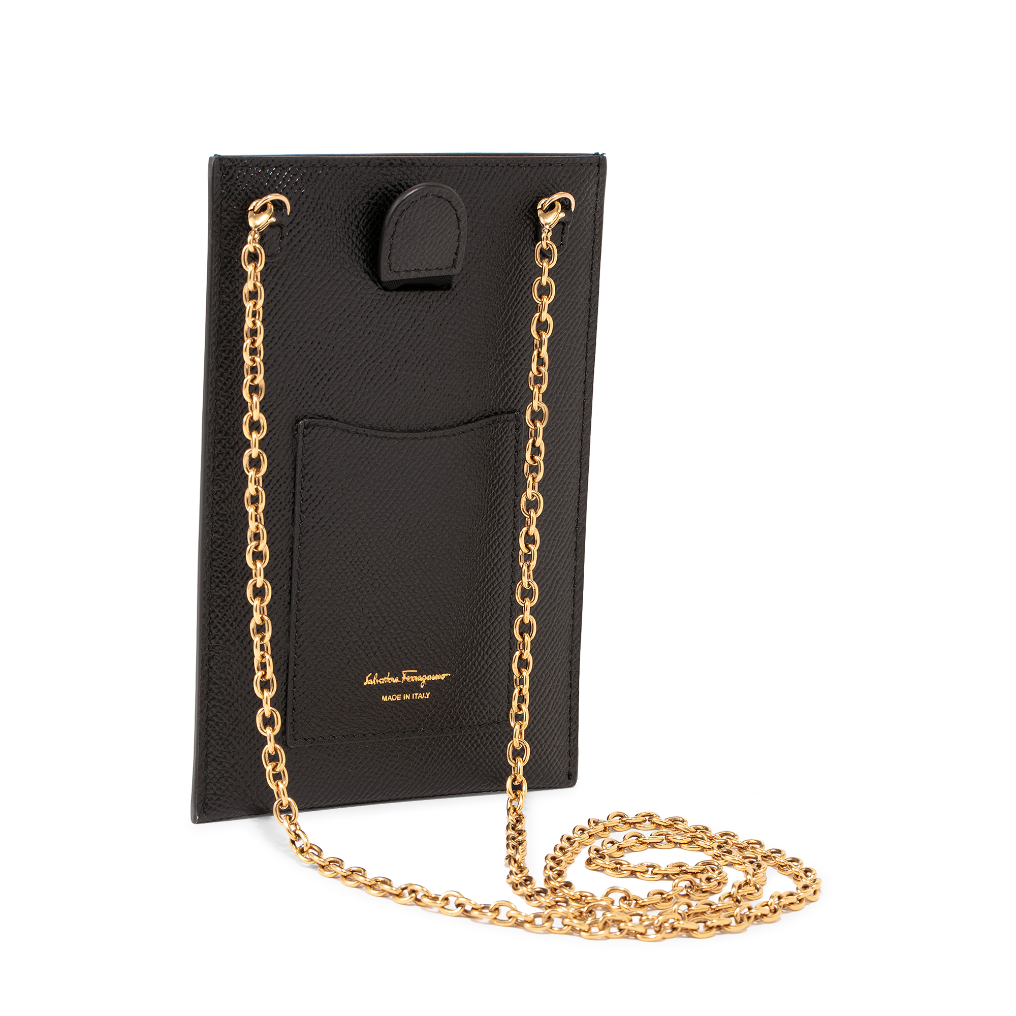 

Gancini smartphone holder, Black