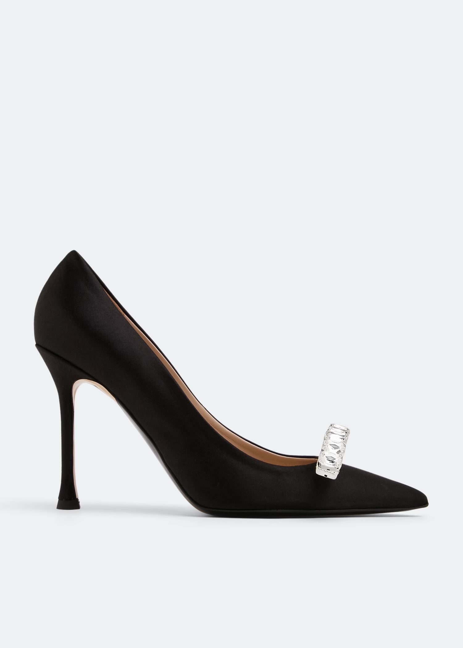 

Crystal-embellished pumps, Black
