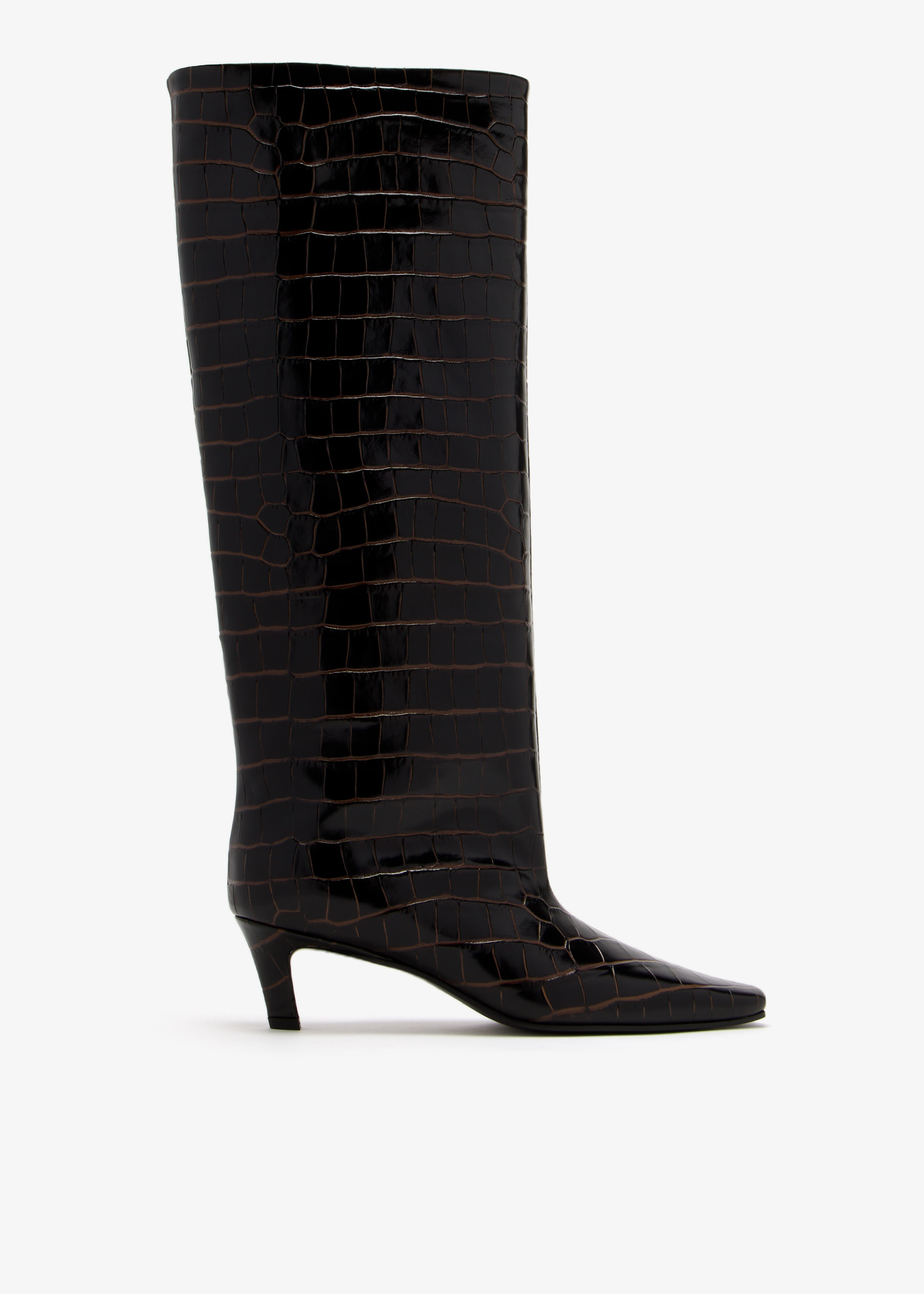 

The Wide Shaft boots, Brown