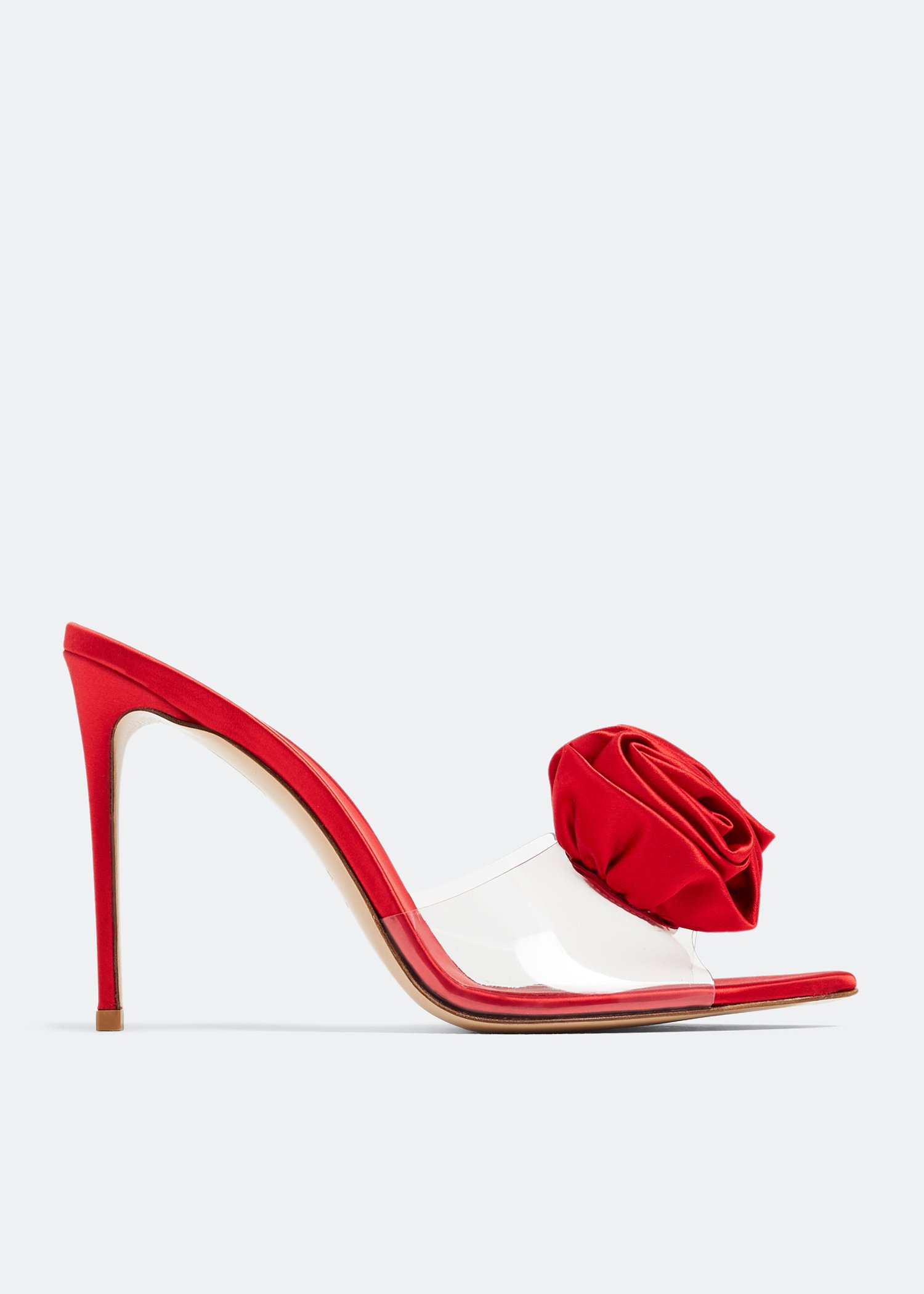 

Rose mules, Red