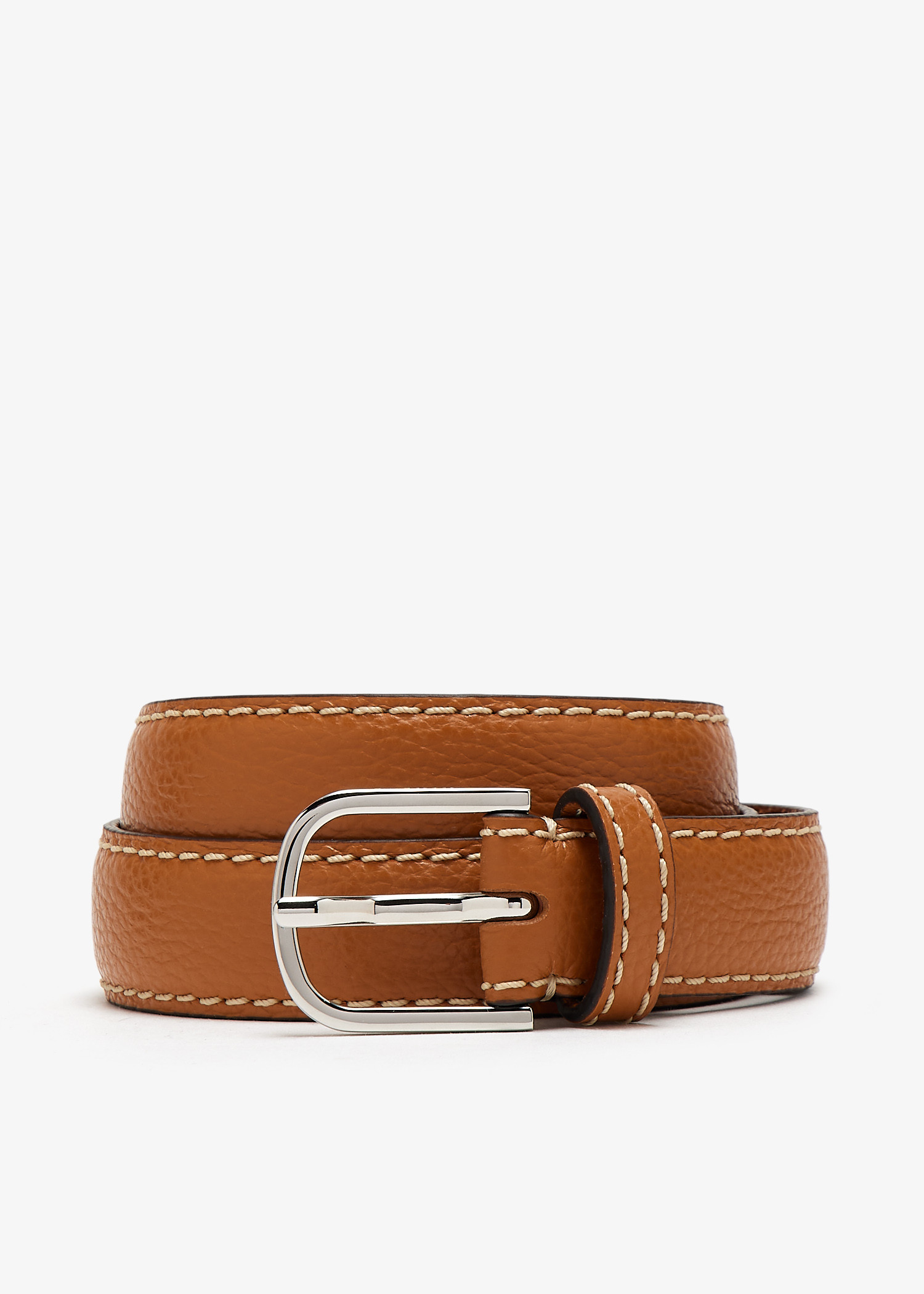 

Slim Trouser belt, Brown