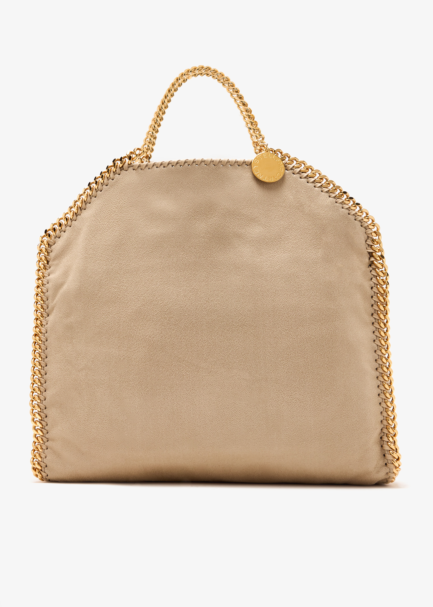 

Falabella fold-over tote bag, Beige