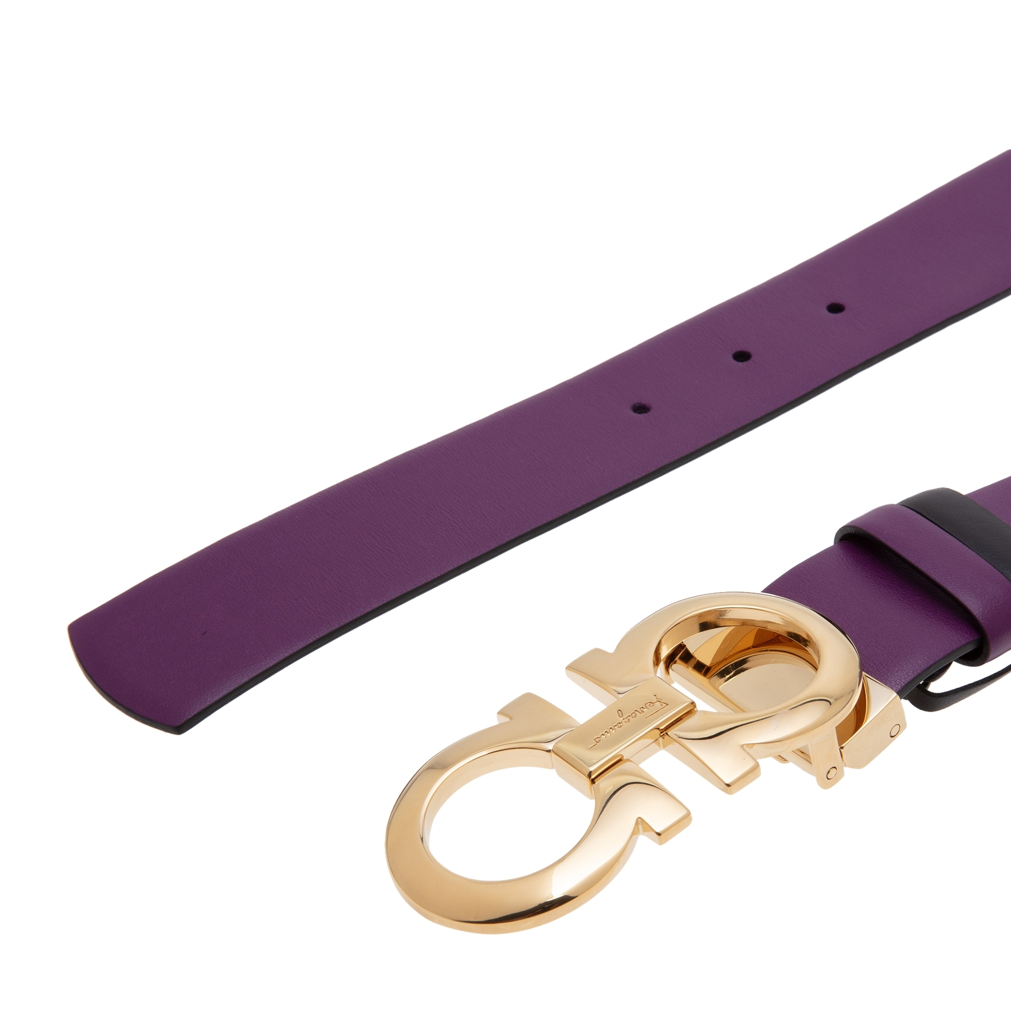 

Gancini belt, Purple