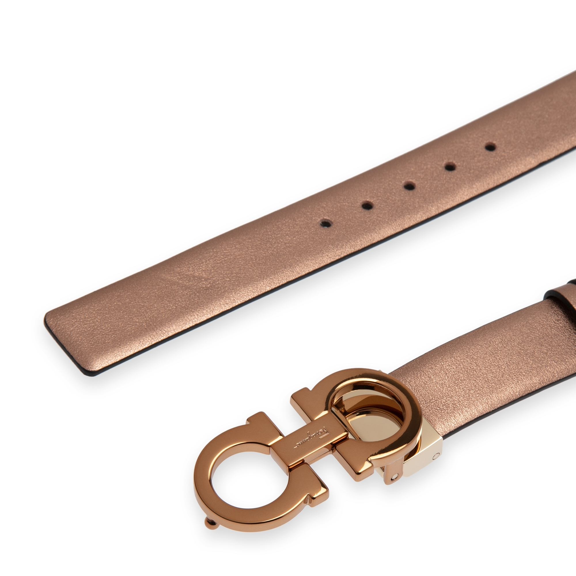 

Gancini belt, Pink