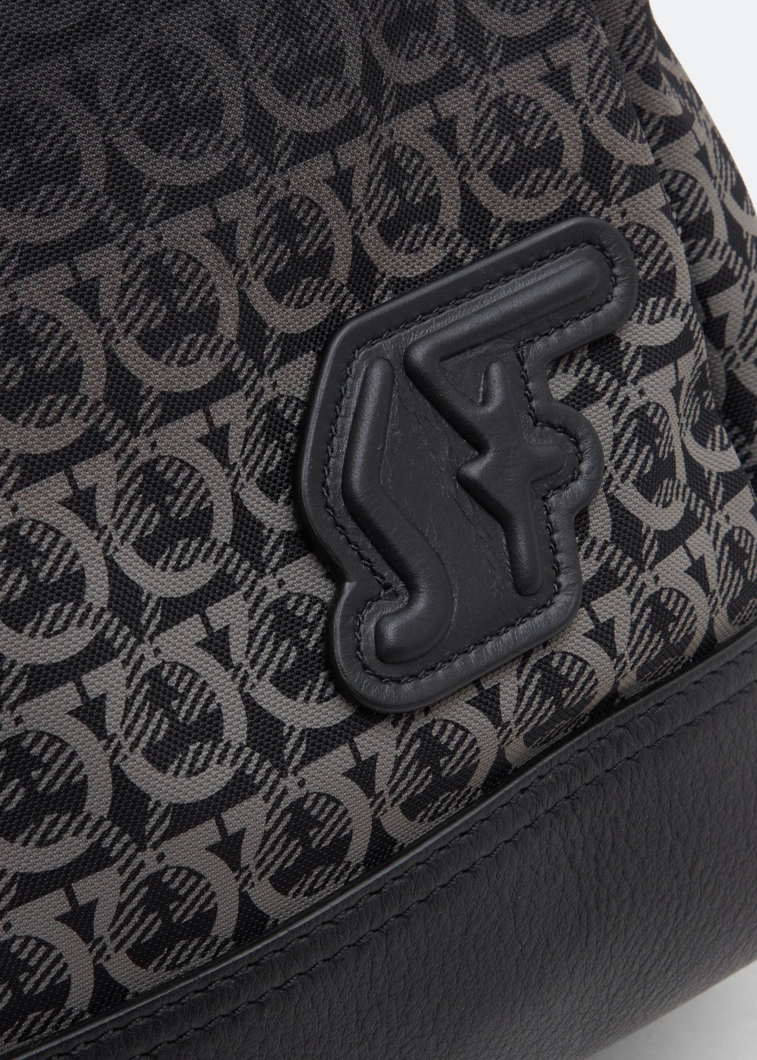 

SF nylon backpack, Black