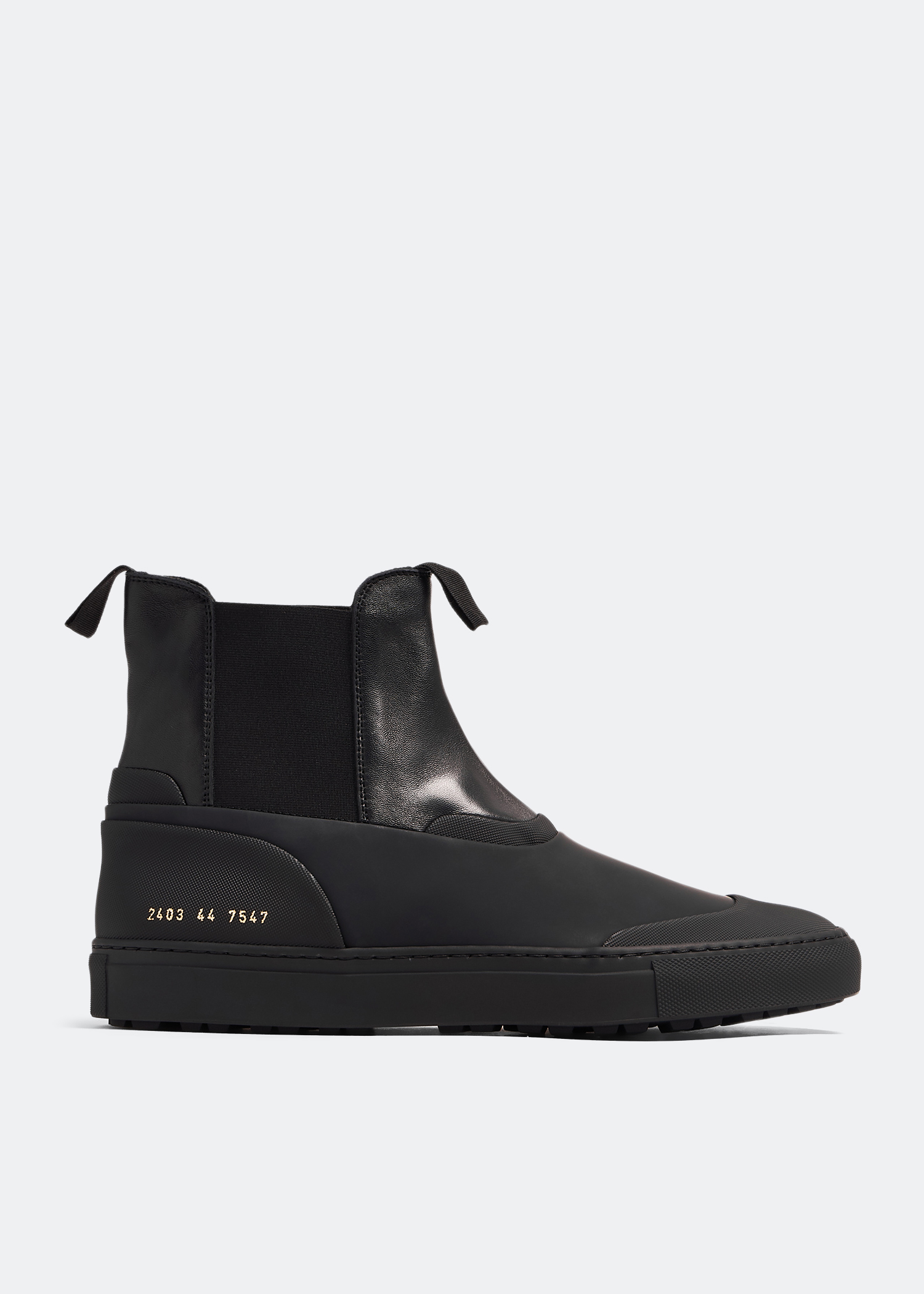 

Leather Chelsea boots, Black