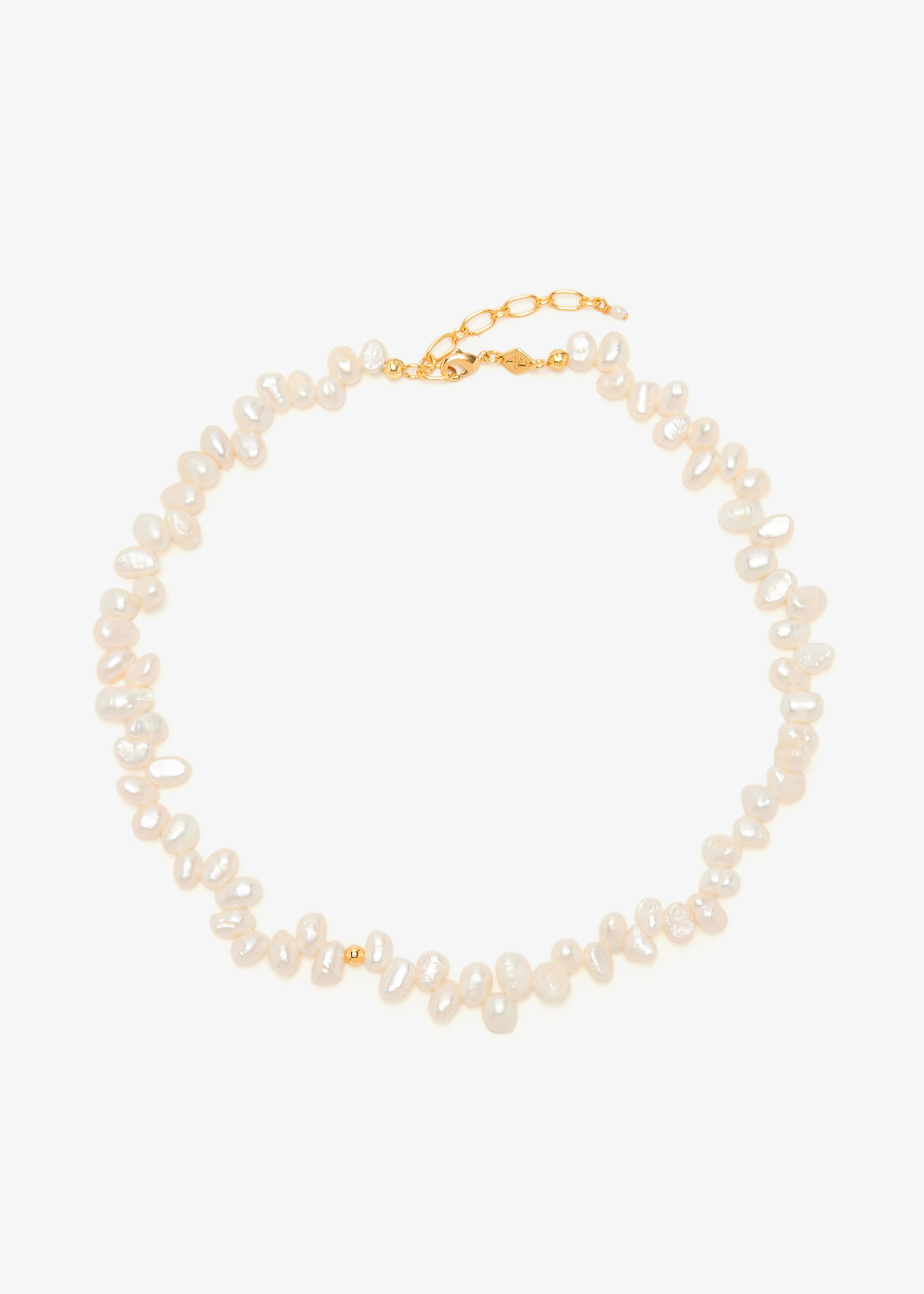 

Pearly Drop necklace, White