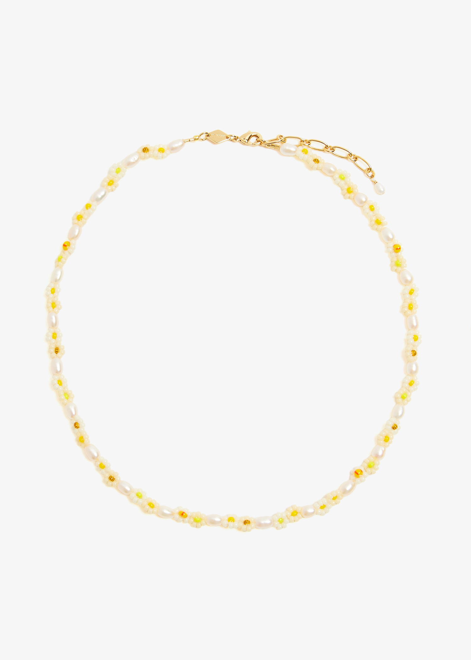 

Daisy Flower necklace, Gold