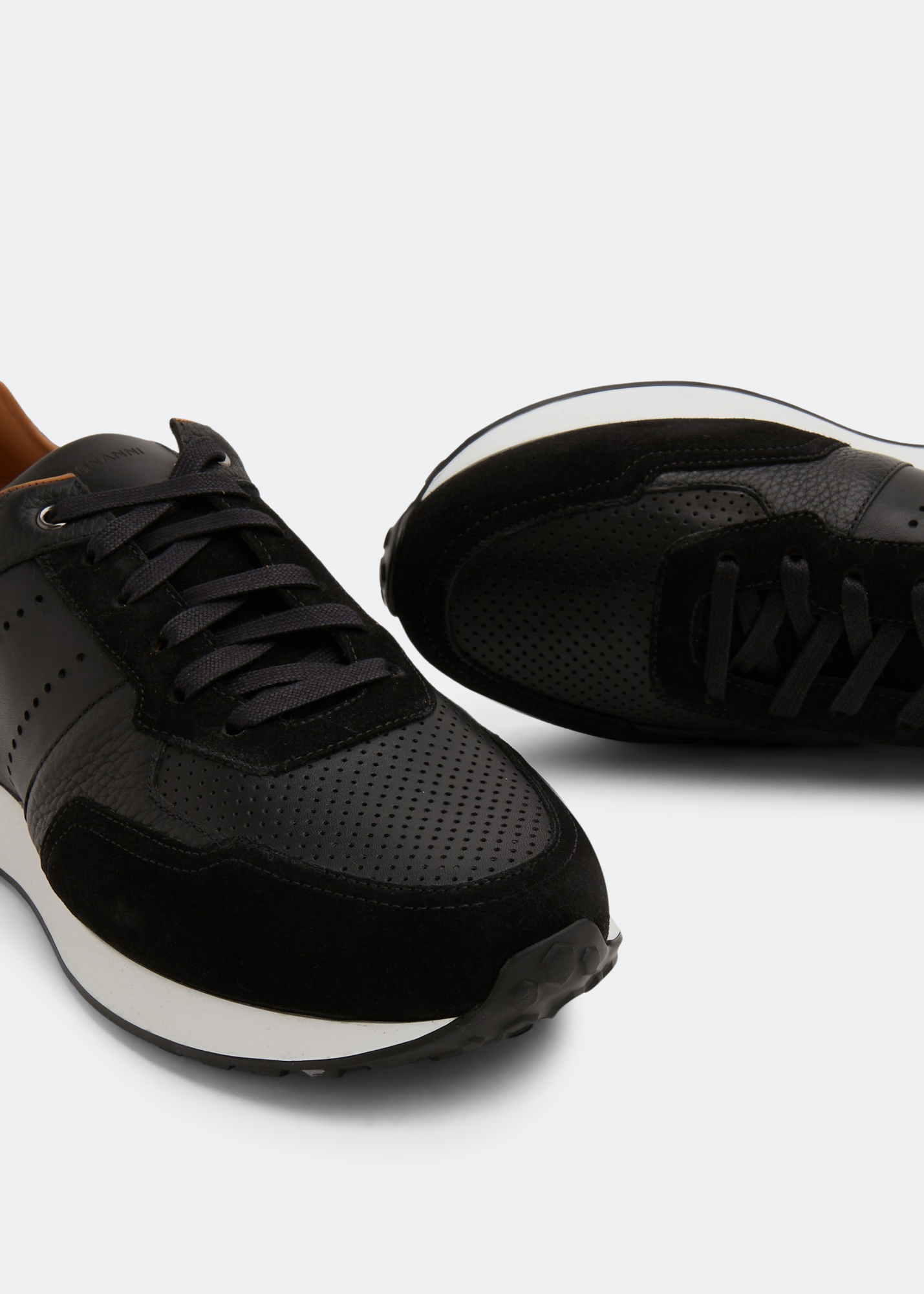 

Leather sneakers, Black