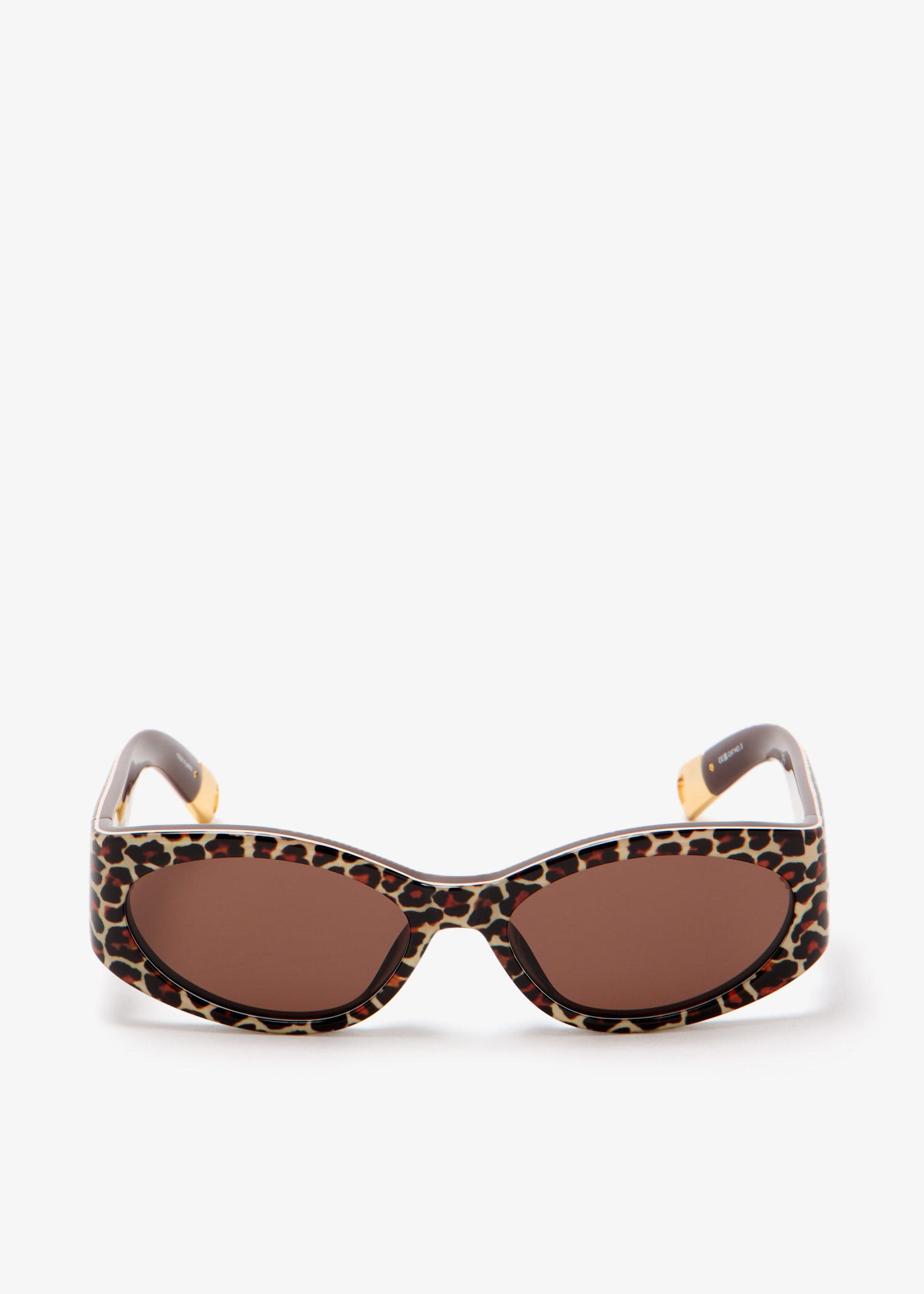 

Les Lunettes Ovalo sunglasses, Animal printed