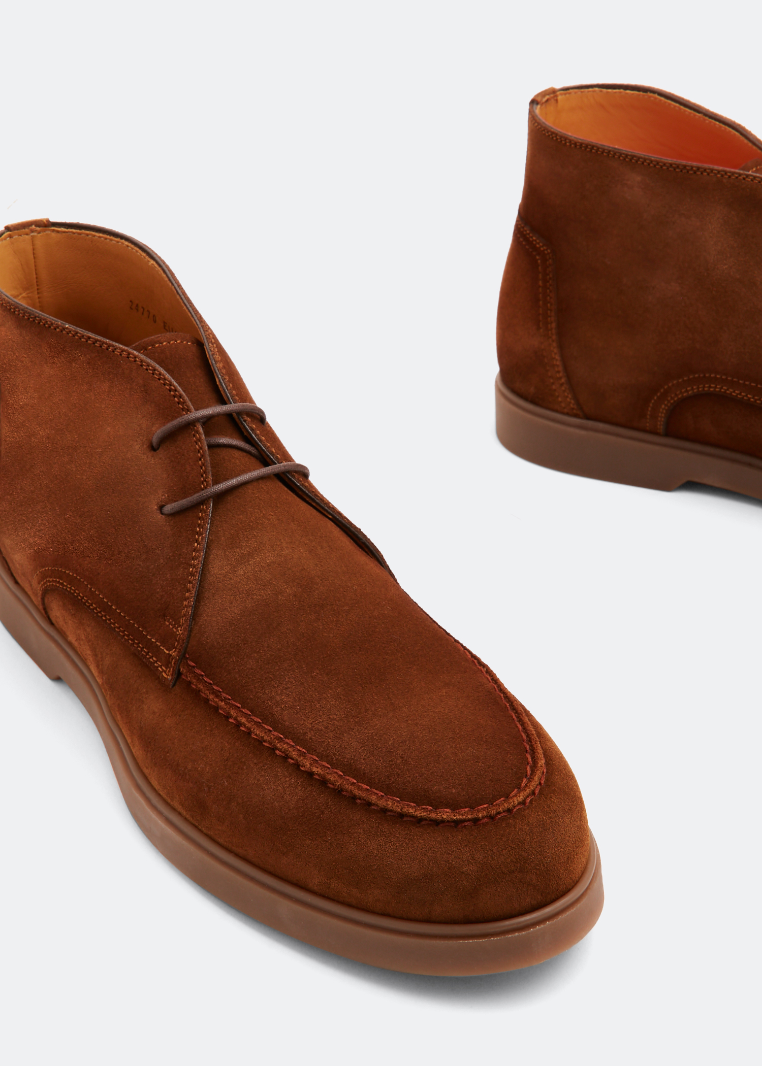 

Suede chukka boots, Brown