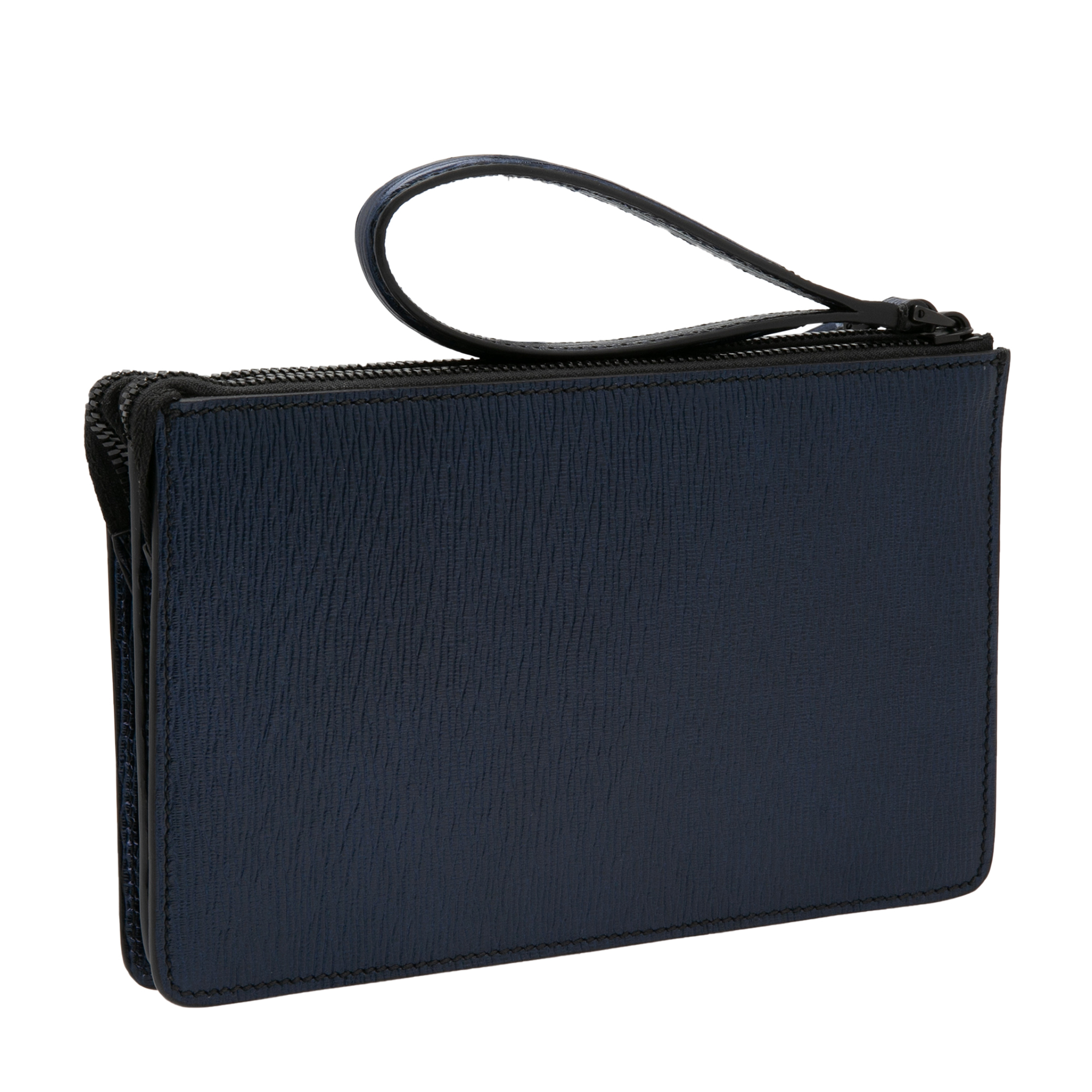 

Zipped pouch, Blue