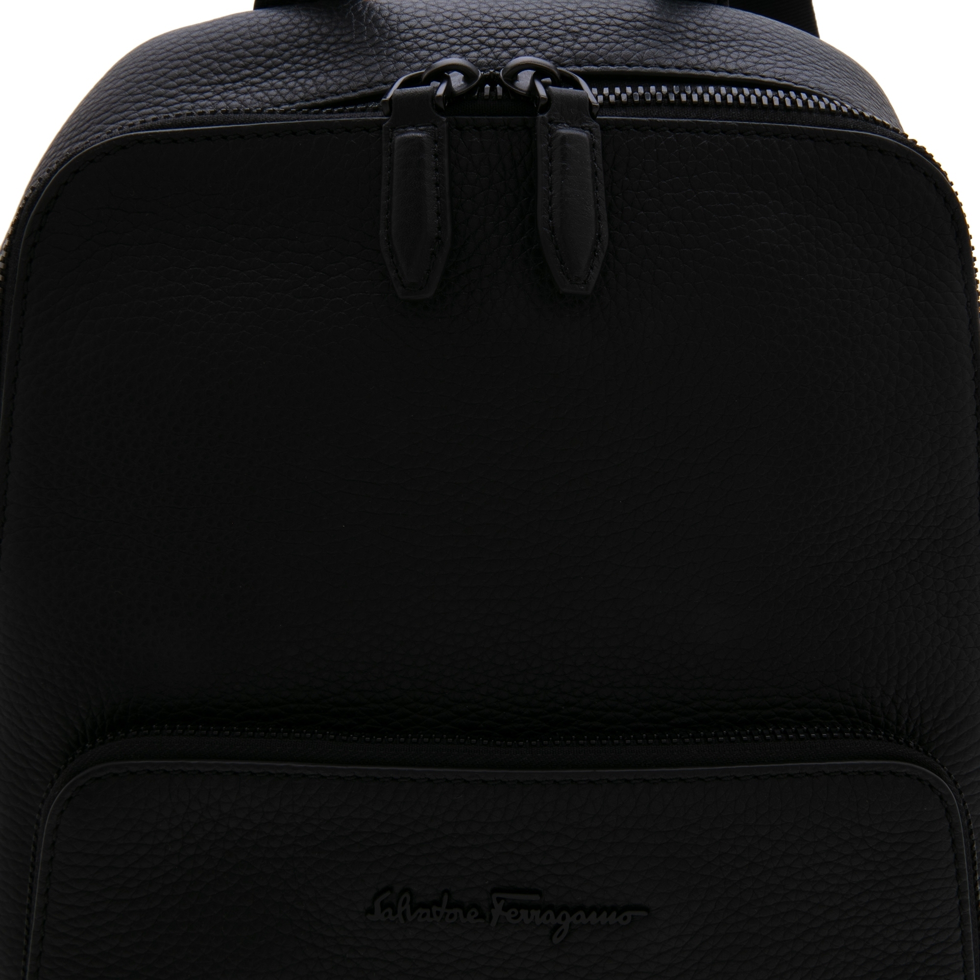 

Leather backpack, Black