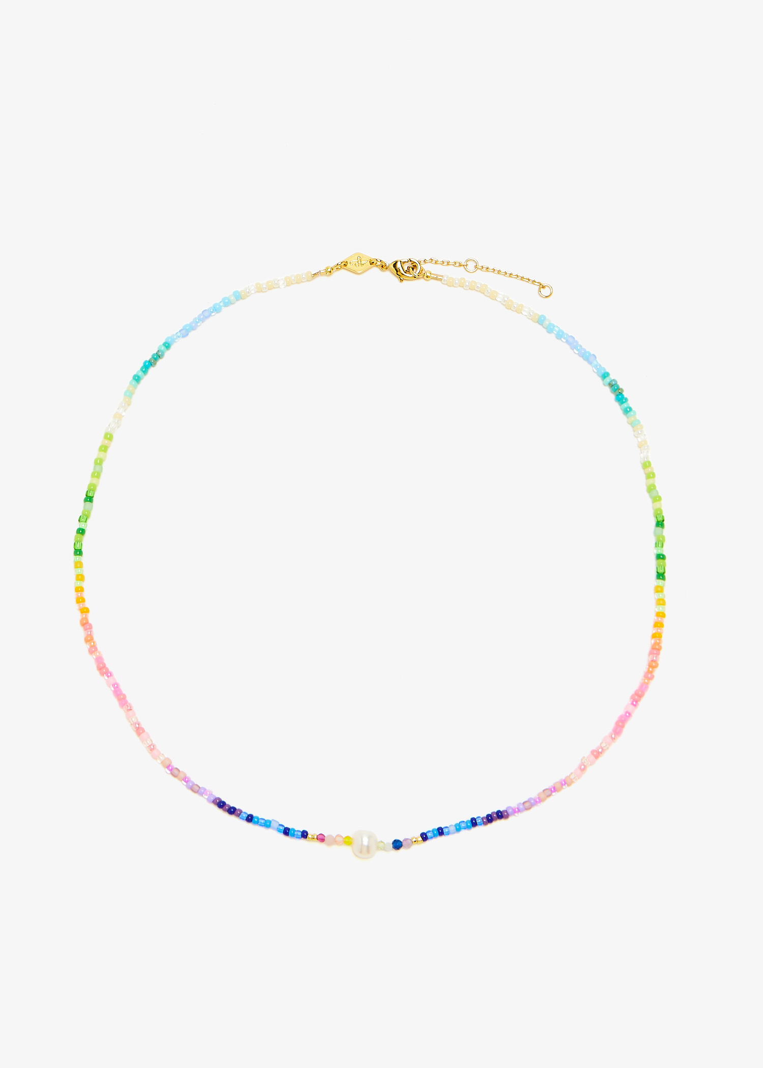 

Capri necklace, Multicolored