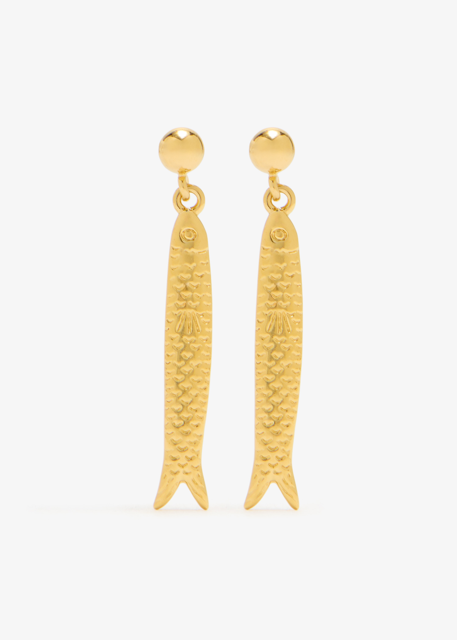 

Hippie Fish earrings, Gold