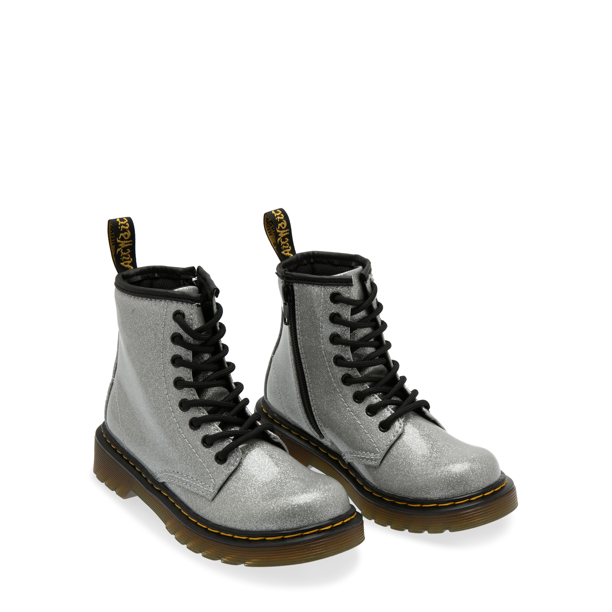 

1460 glitter boots, Silver