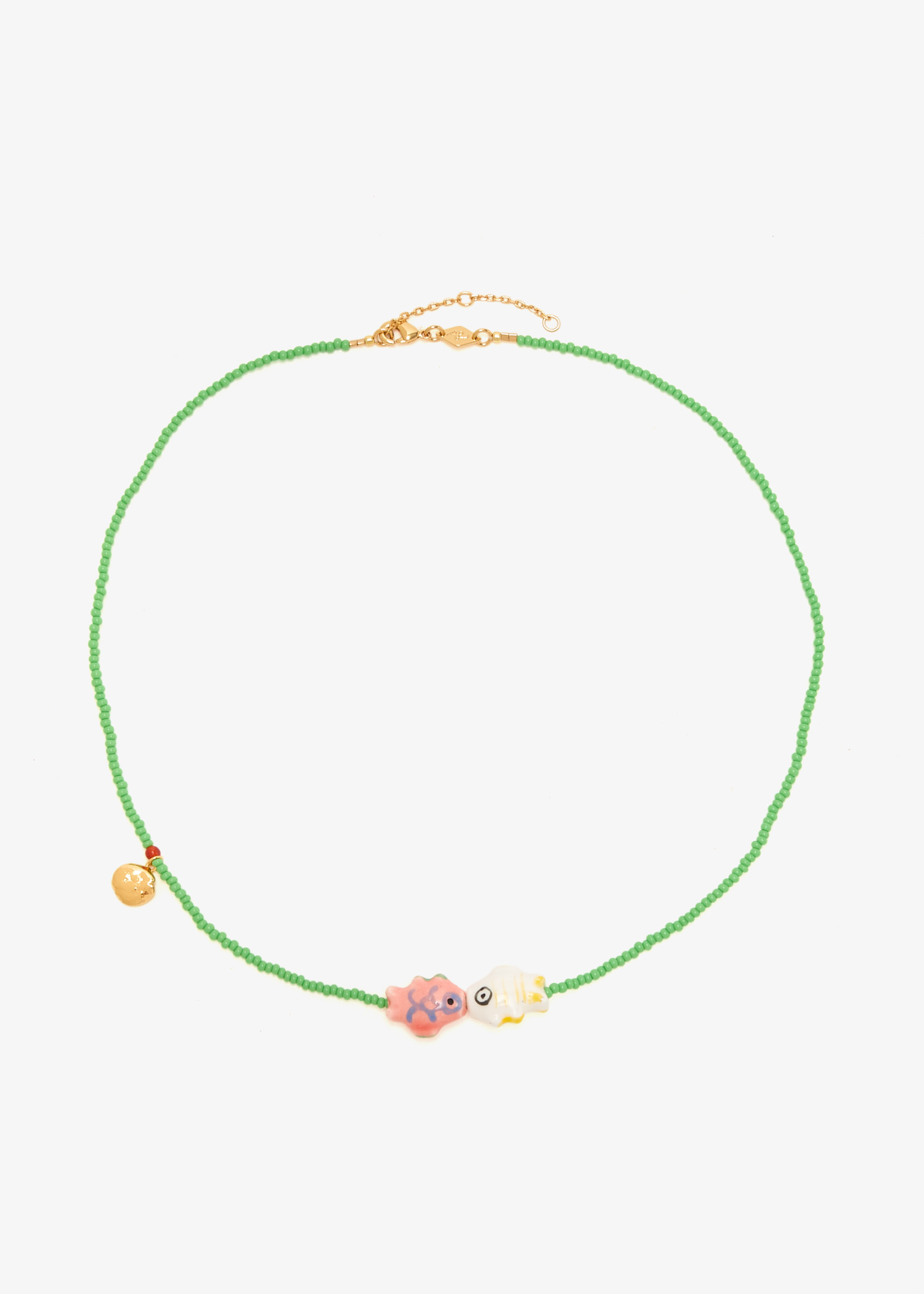 

Fish'n Kiss necklace, Green
