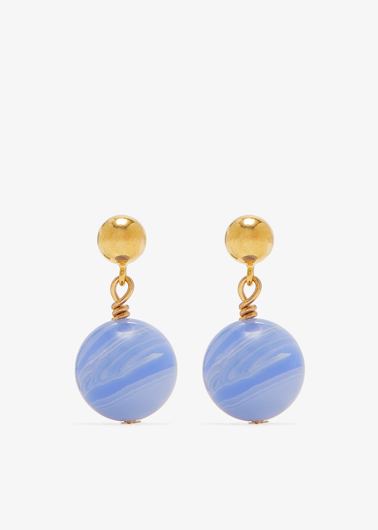 

Float earrings, Blue