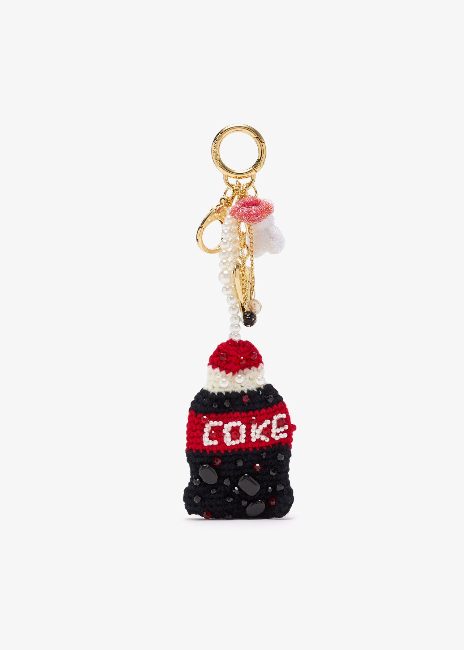 

Jewel Coke bag charm, Gold
