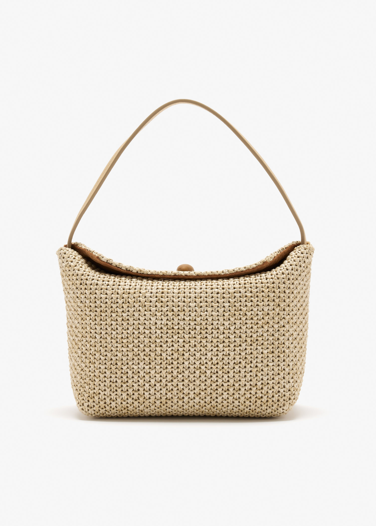 

Turnlock mini bag, Beige