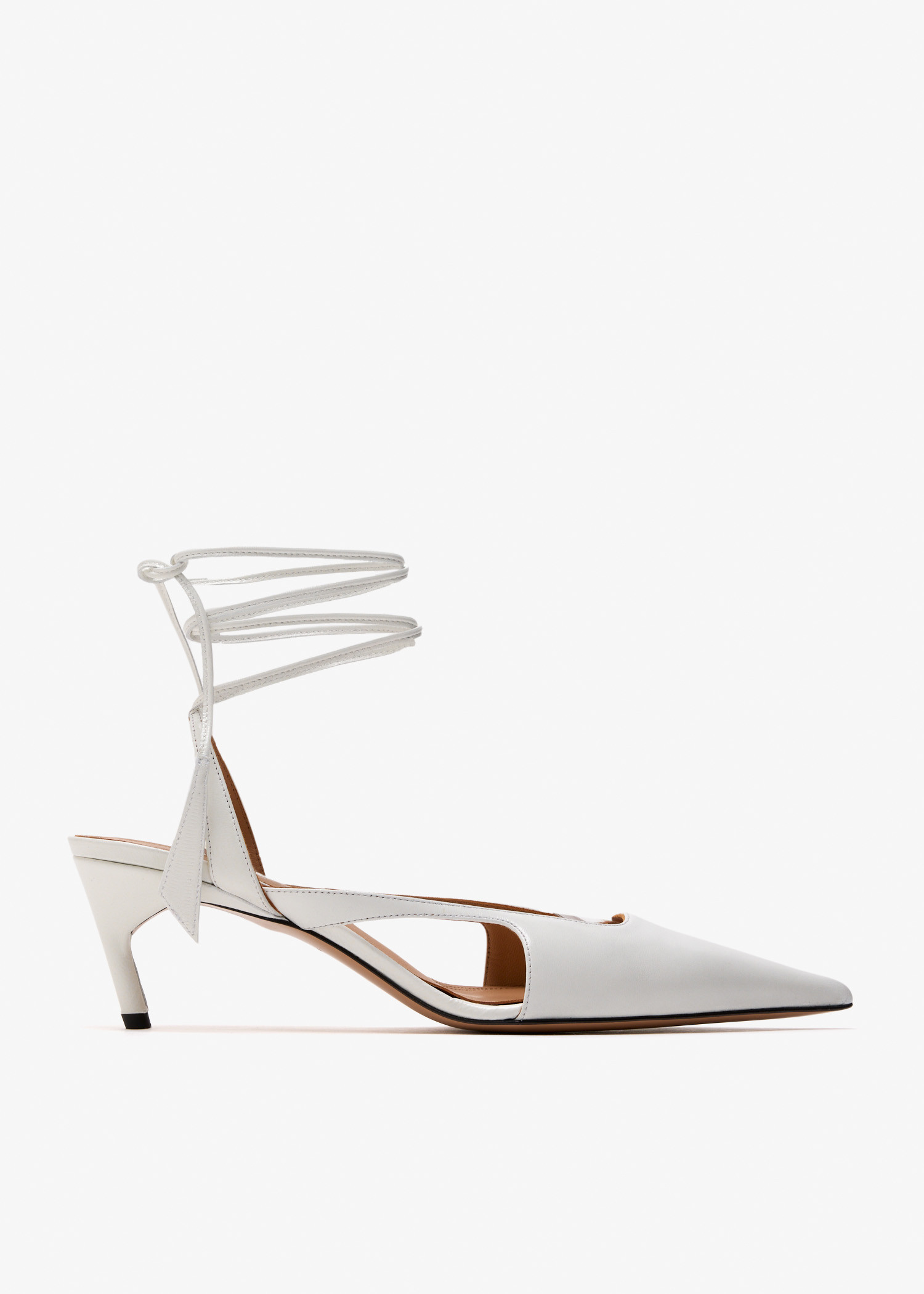 

Diane slingback pumps, White