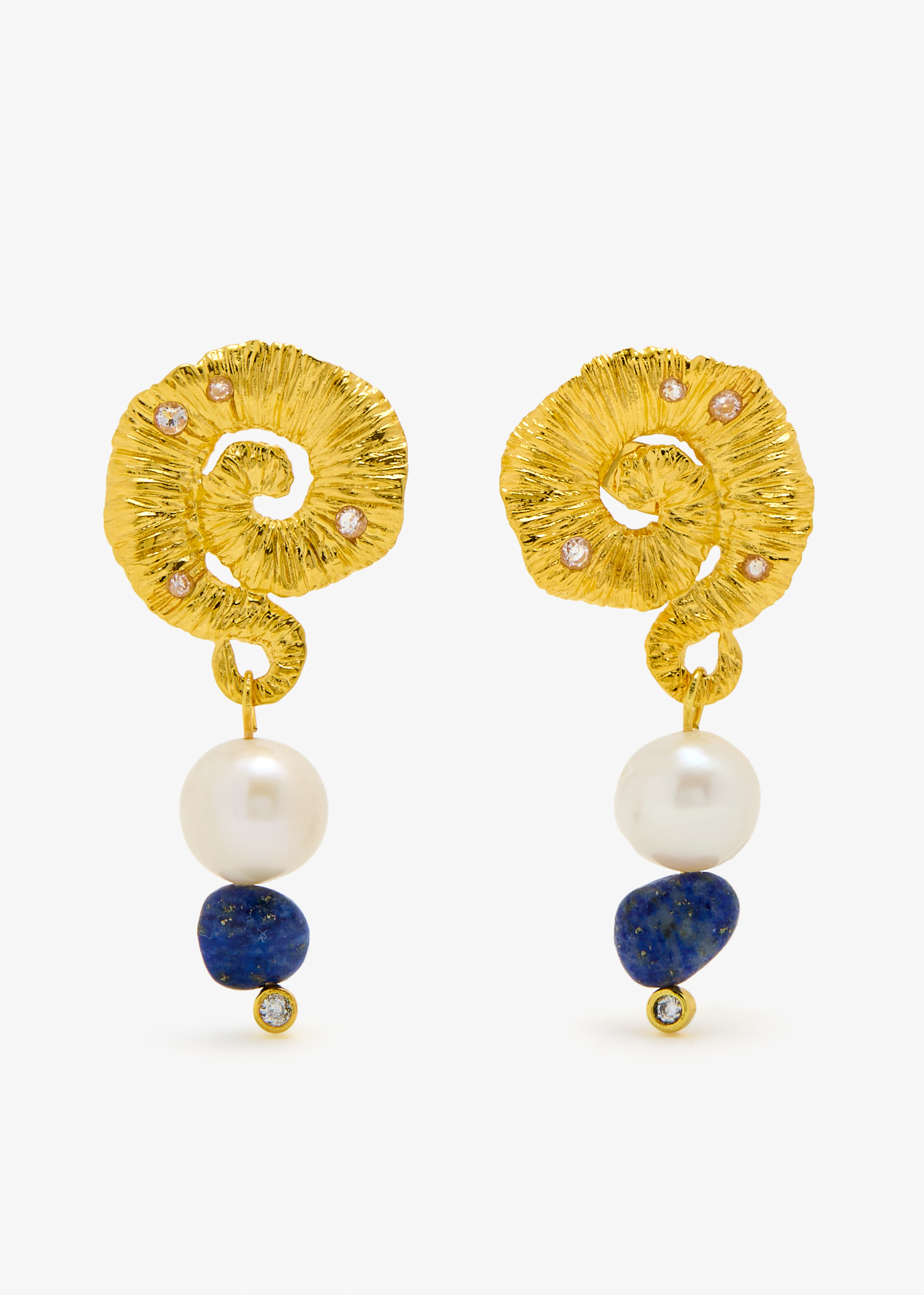 

Jetset Gems earrings, Gold