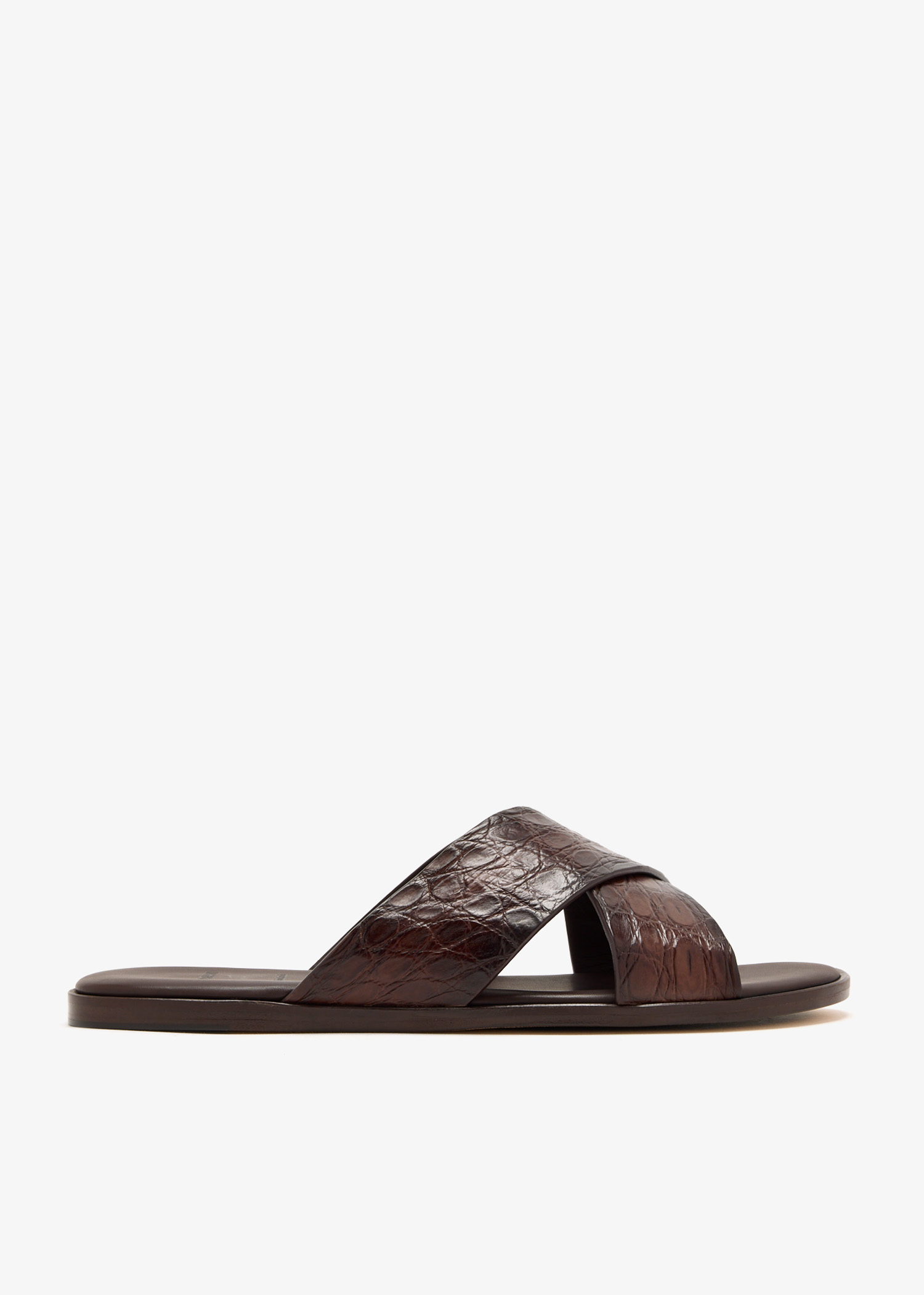 

Criss cross sandals, Brown
