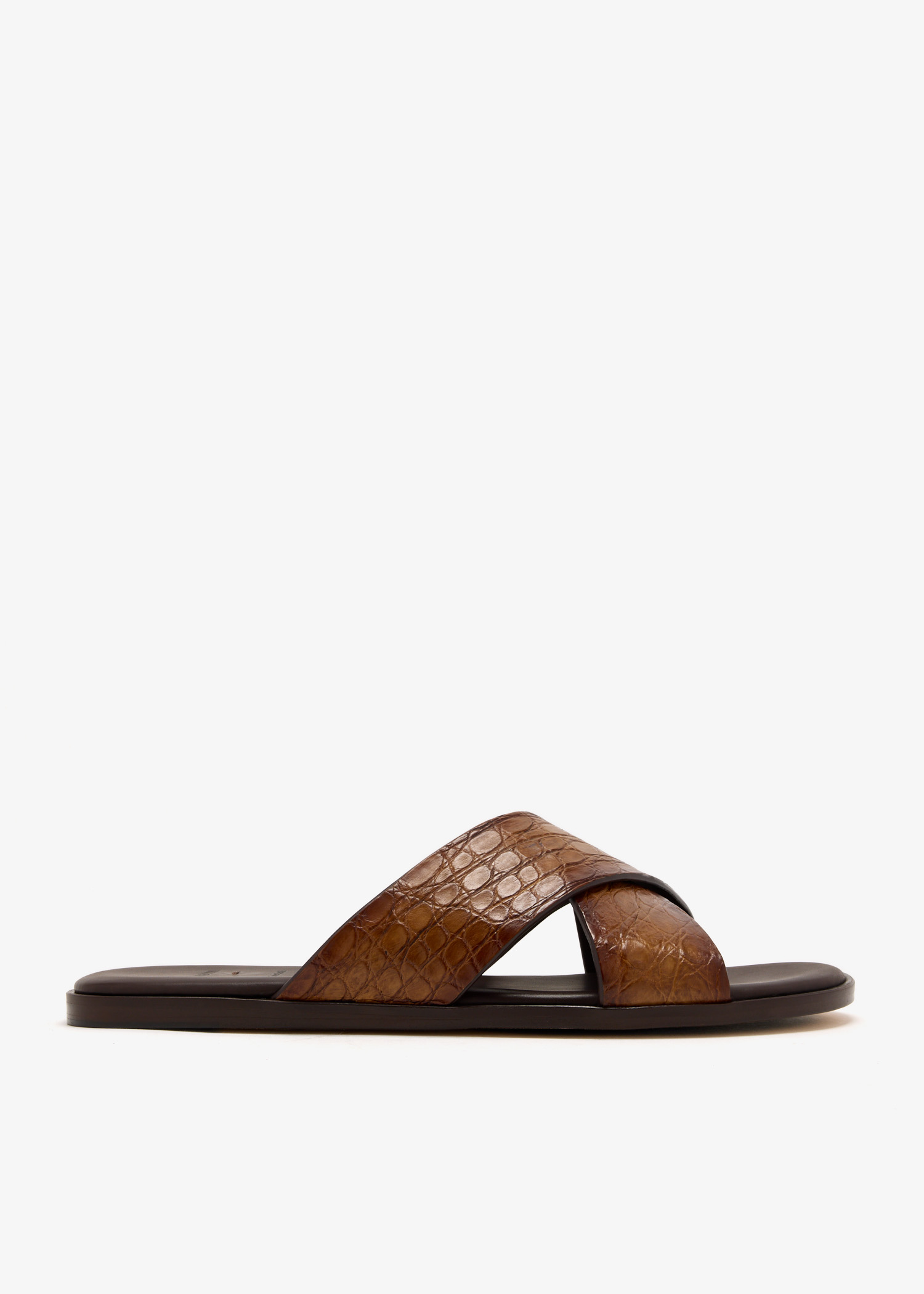 

Criss cross sandals, Brown