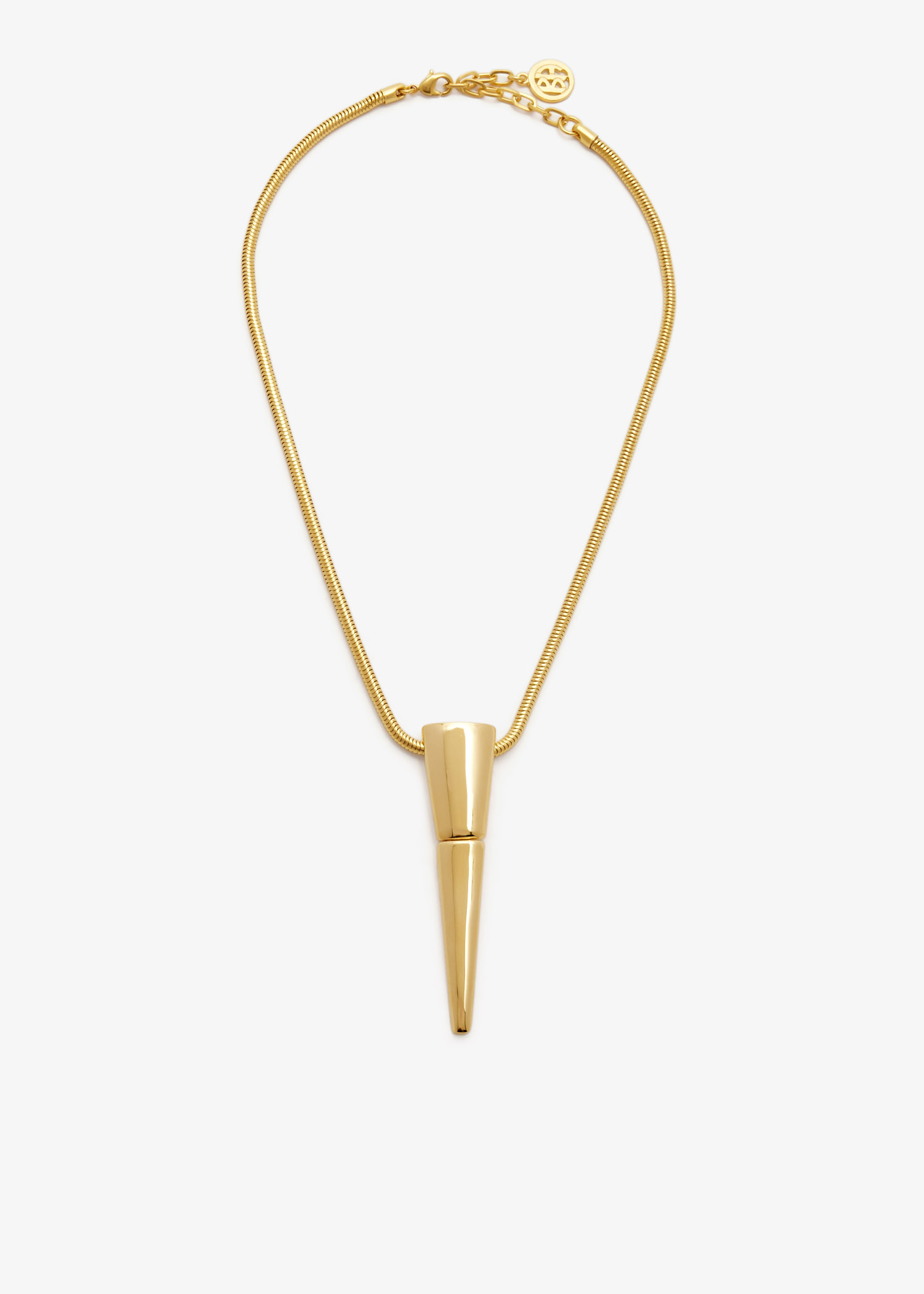 

Geometric pendant necklace, Gold