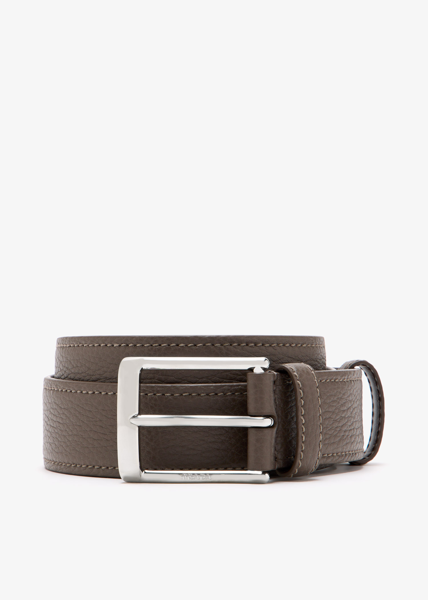 

Leather belt, Taupe
