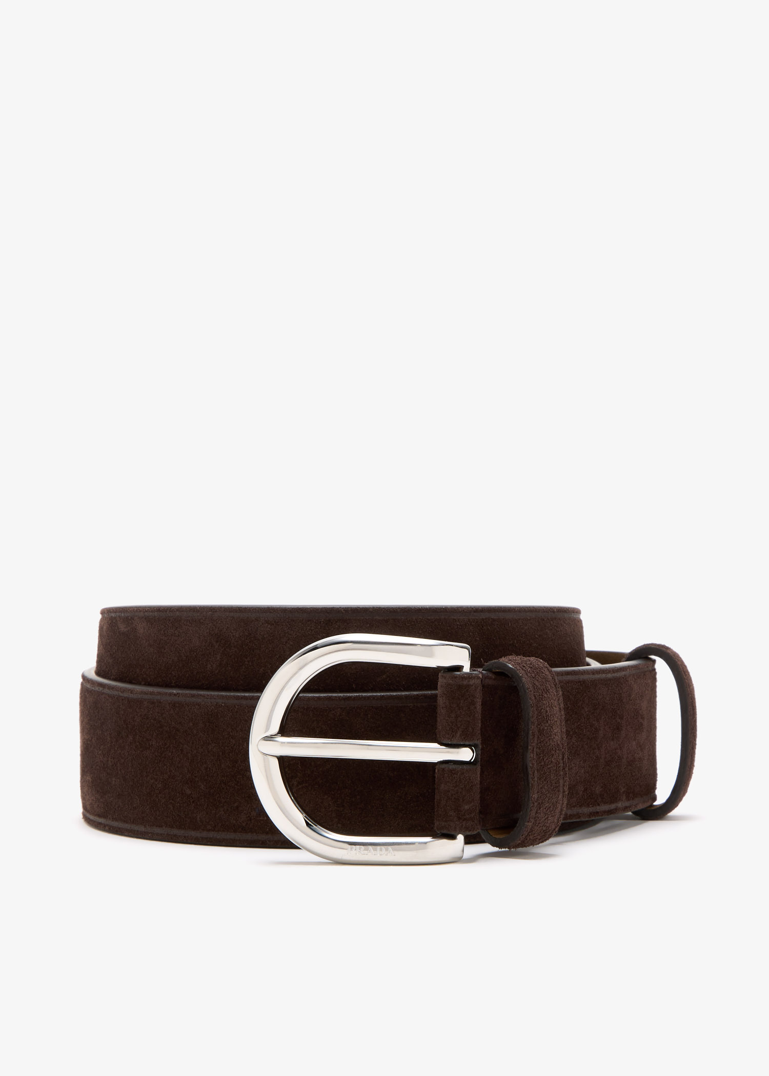 

Suede belt, Brown