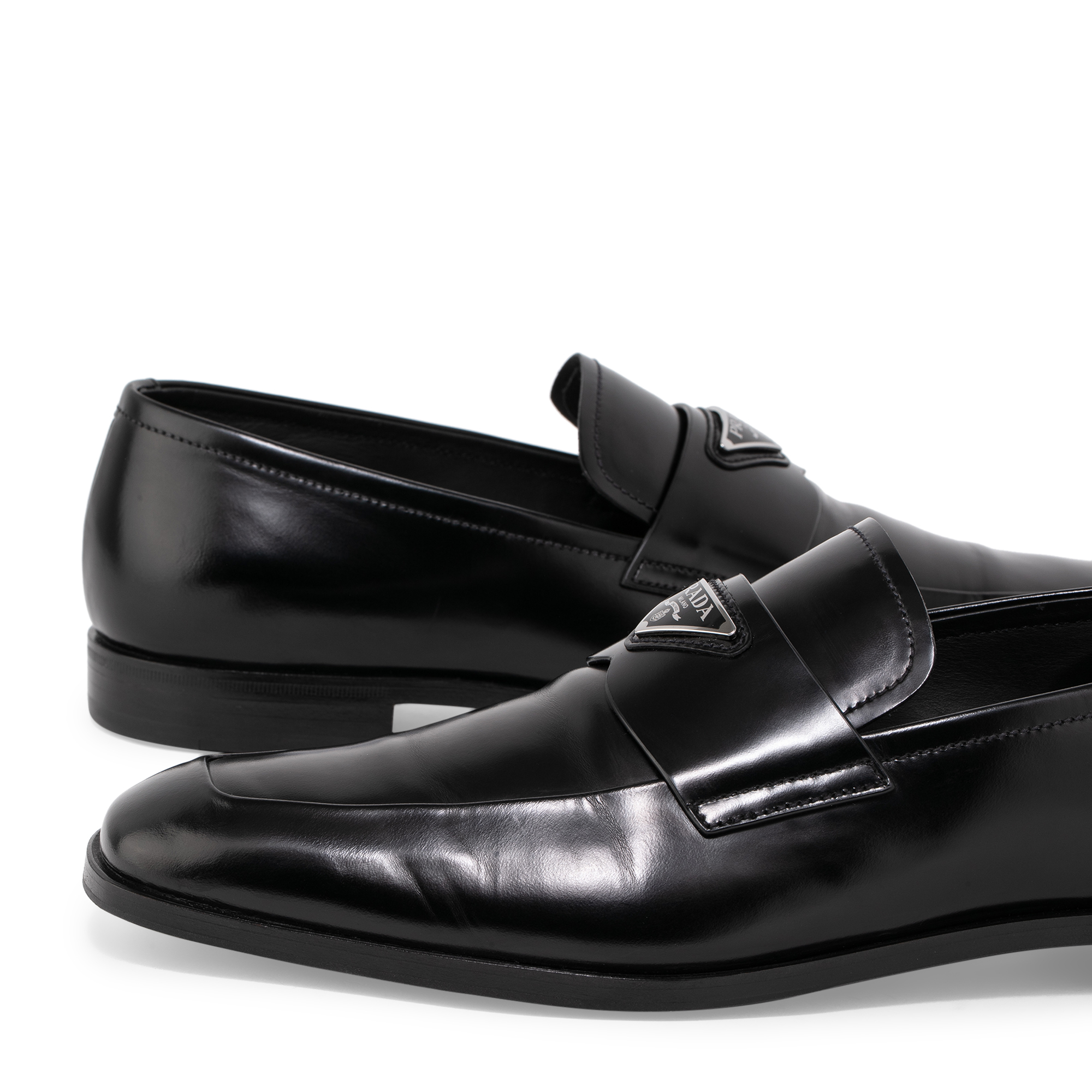 

Leather loafers, Black