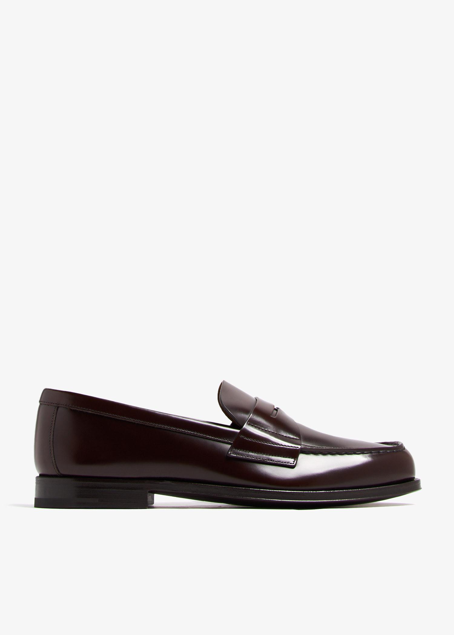 

Brushed leather loafers, Brown