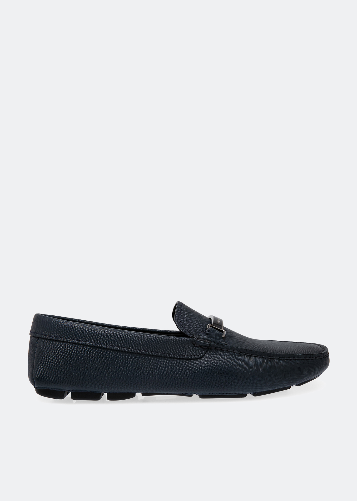 

Saffiano leather loafers, Blue