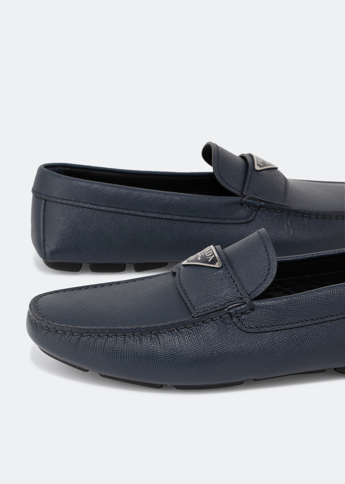 

Leather loafers, Blue