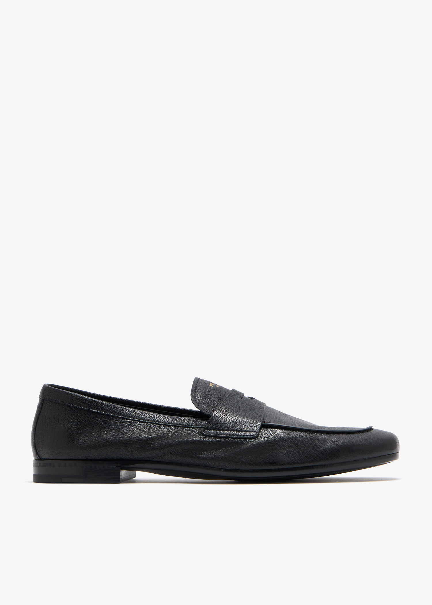 

Leather loafers, Black