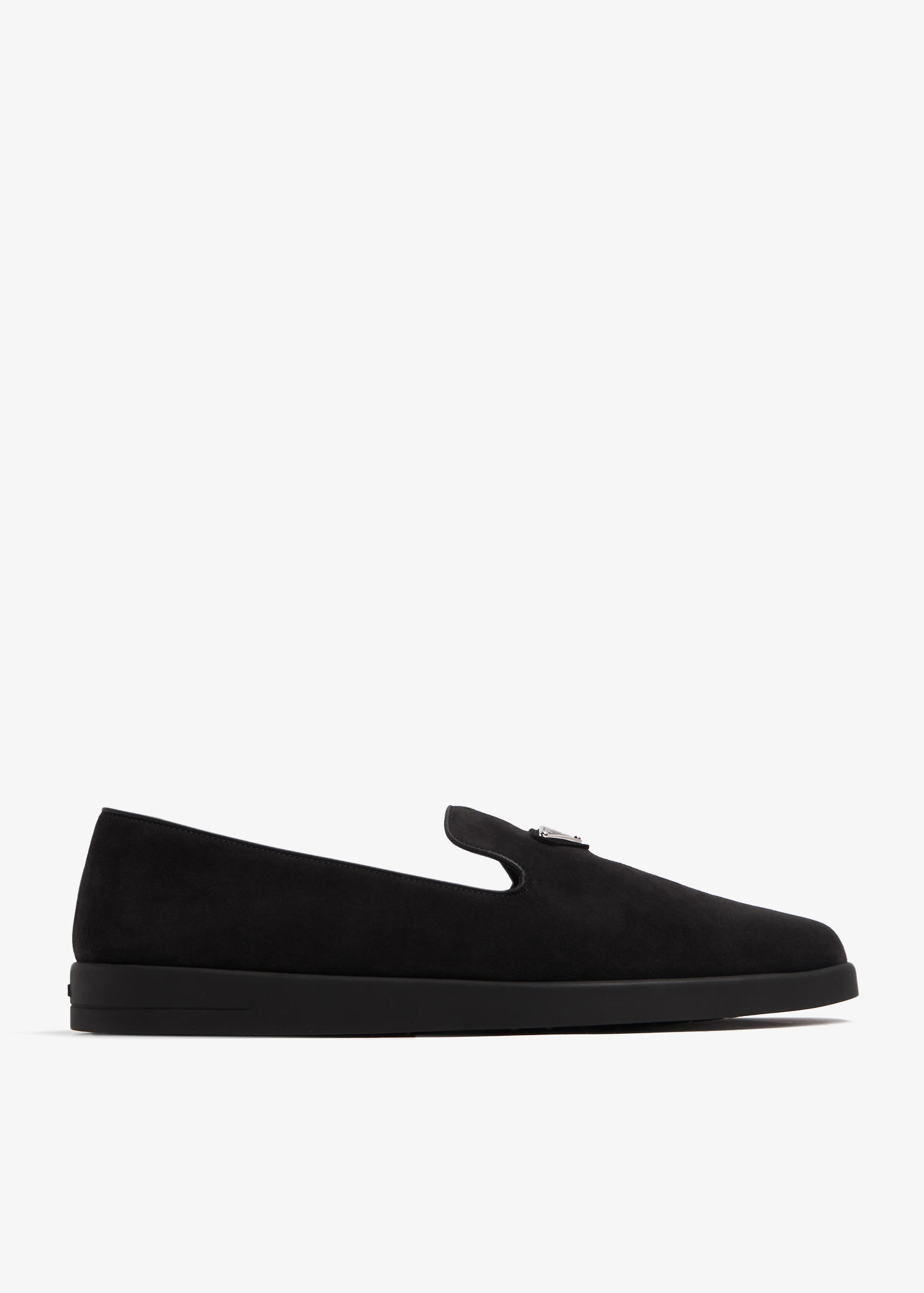 

Suede slippers, Black