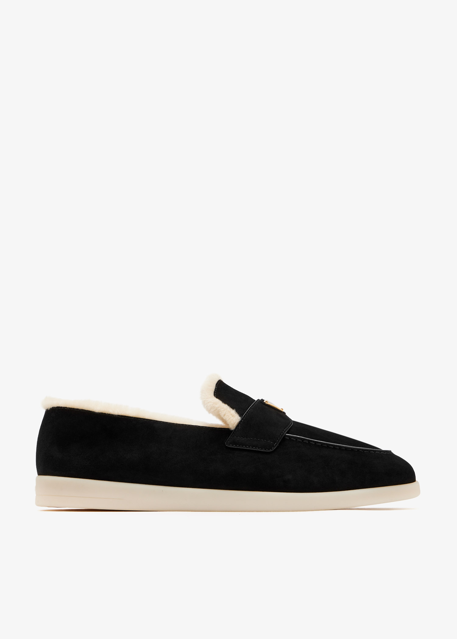 

Suede loafers, Black