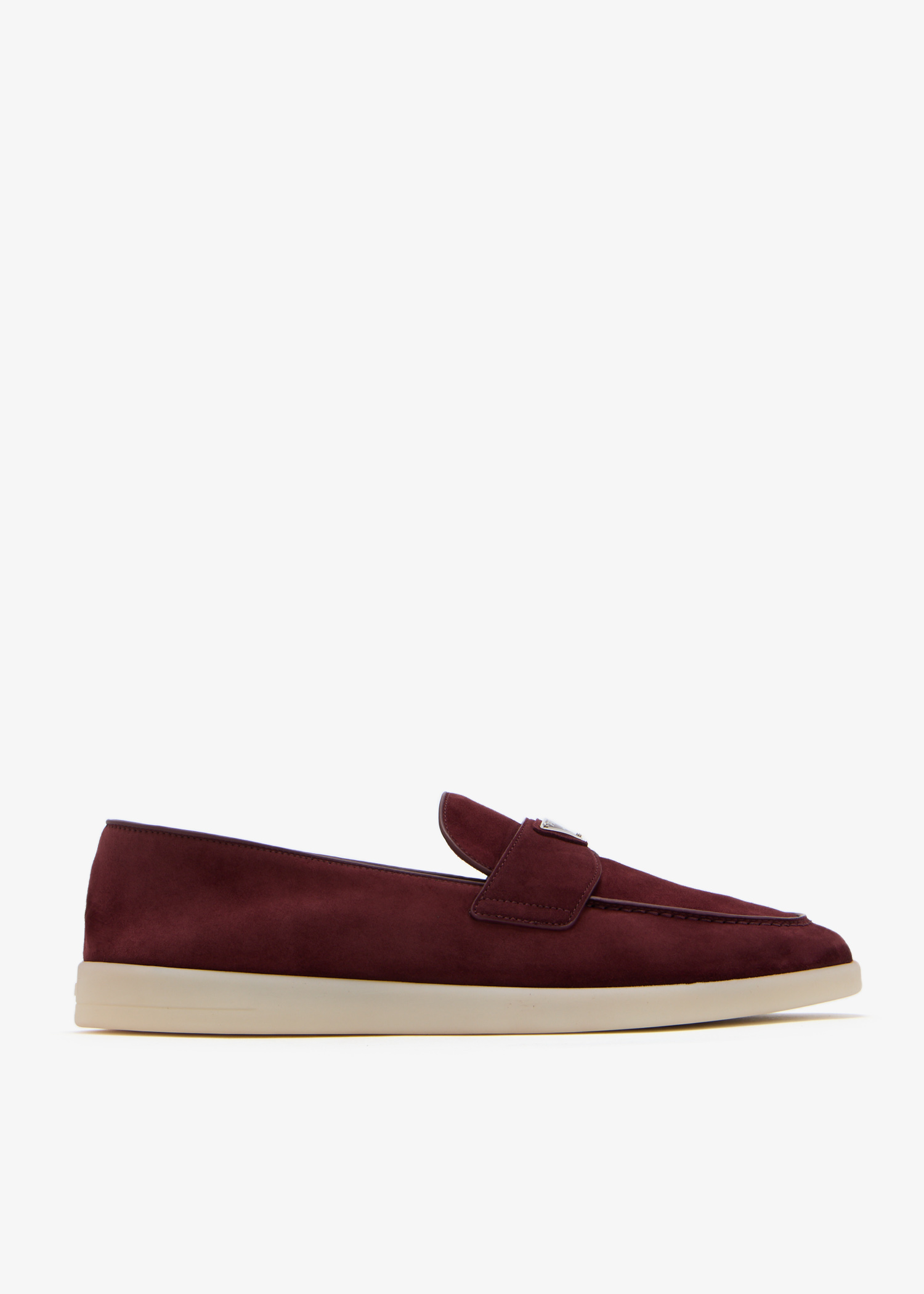 

Suede loafers, Burgundy