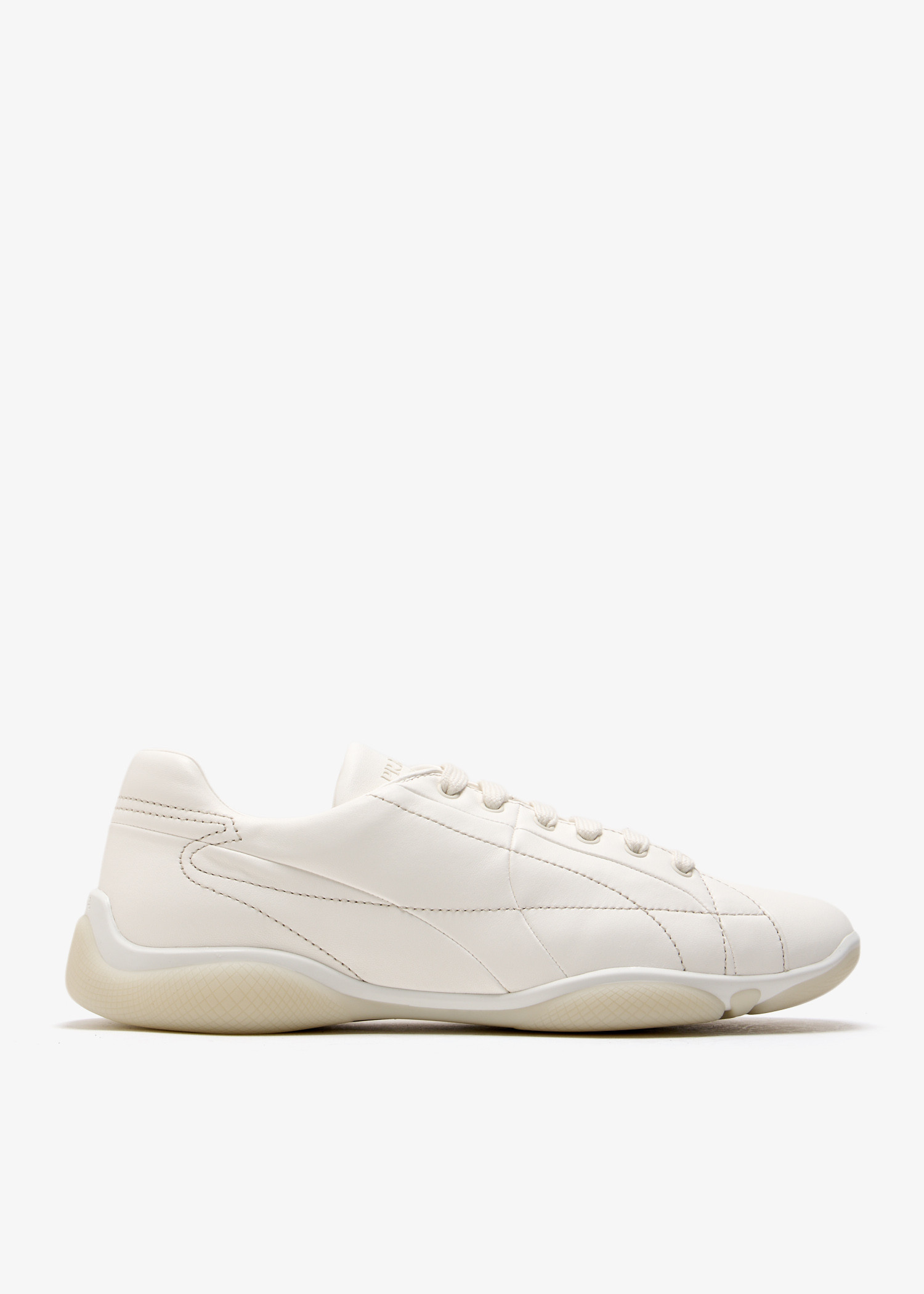 

Nappa leather sneakers, Cream