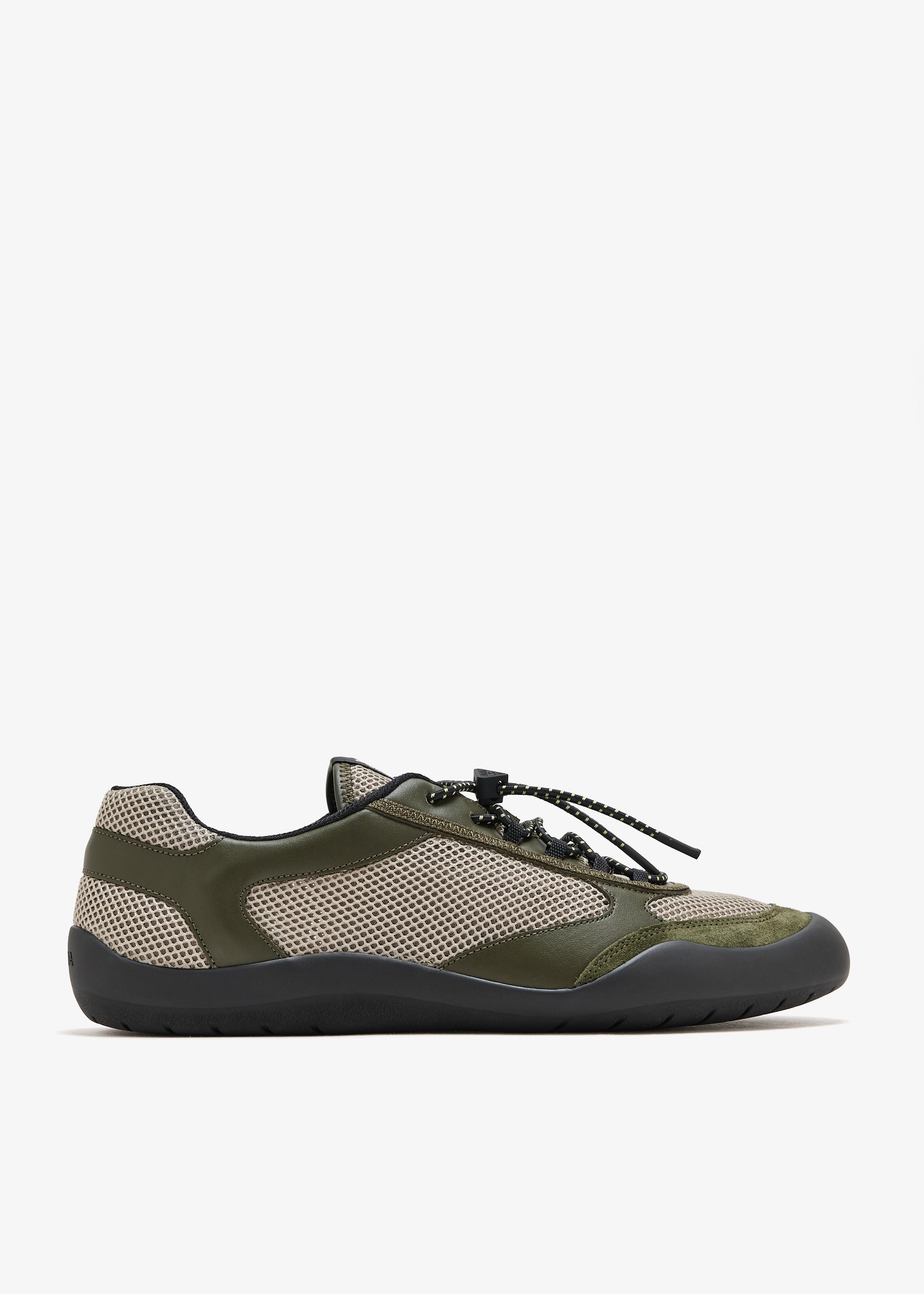 

Speedrock leather and mesh fabric sneakers, Green