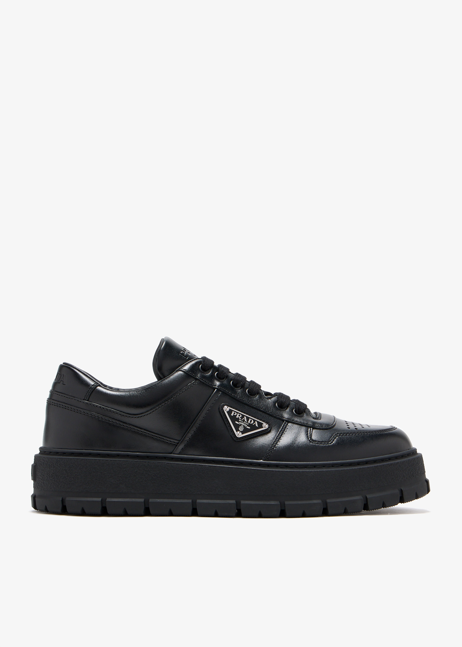 

Leather sneakers, Black